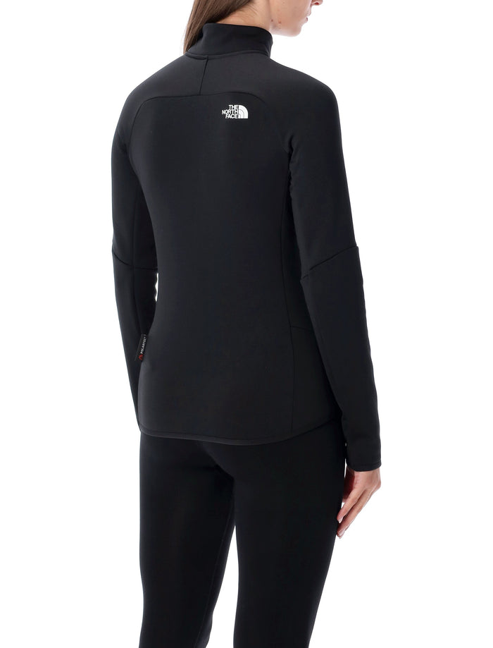 The North Face black Polartec® Meteora technical fleece 1-4 zip Polyester Ski Wear