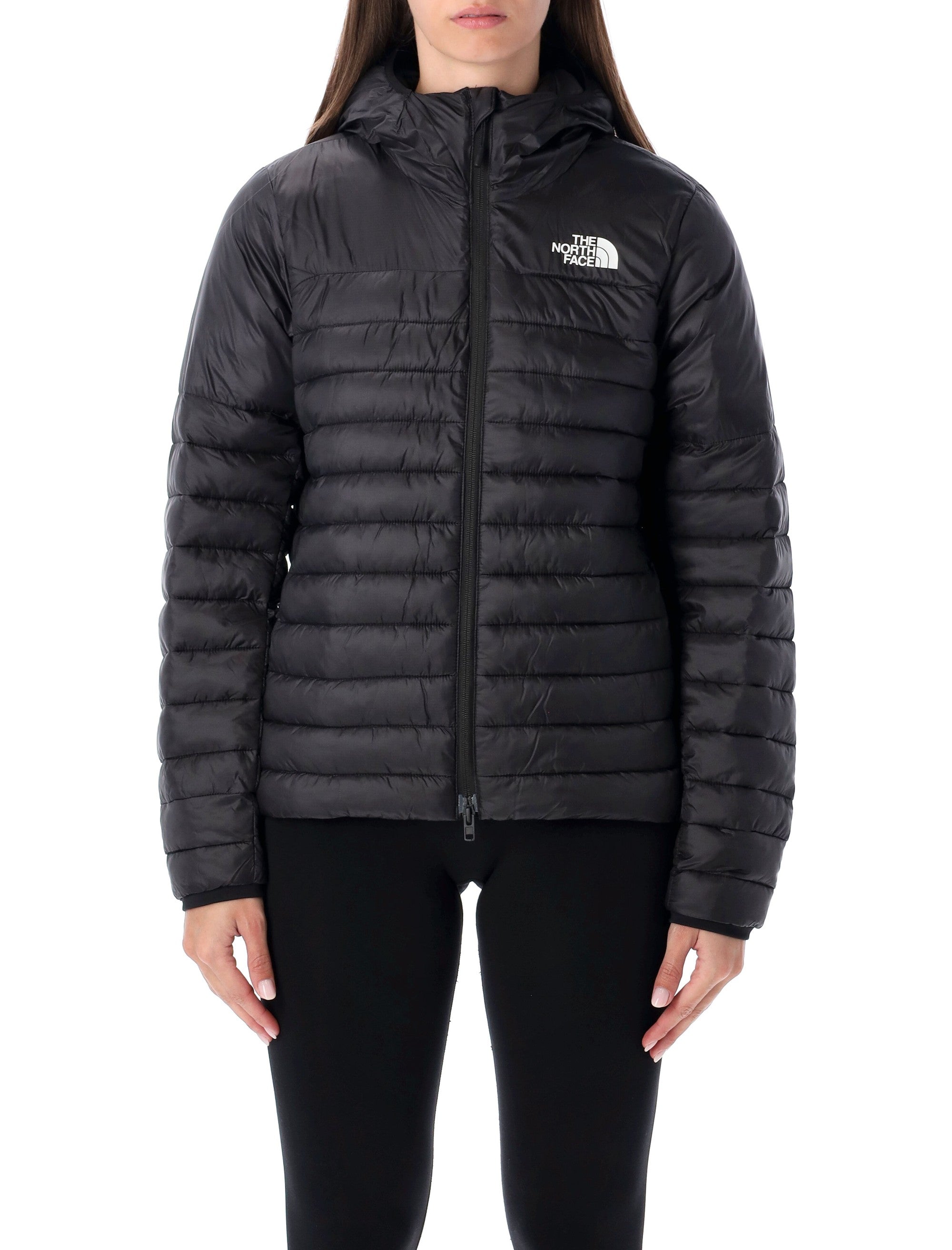 The North Face ThermoBall™ padded hooded jacket Black Nylon Padding