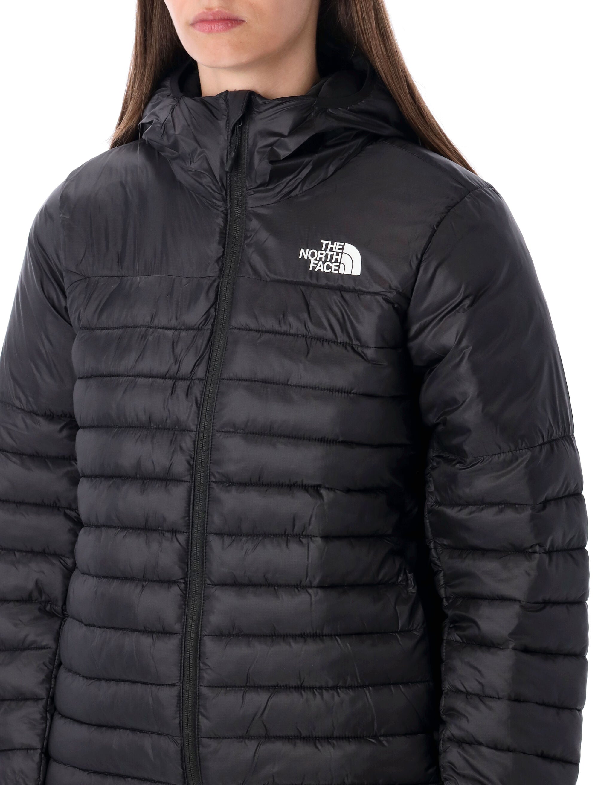 The North Face ThermoBall™ padded hooded jacket Black Nylon Padding