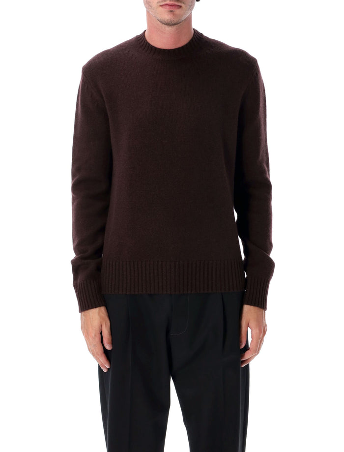 Cashmere crew neck sweater Cocoa