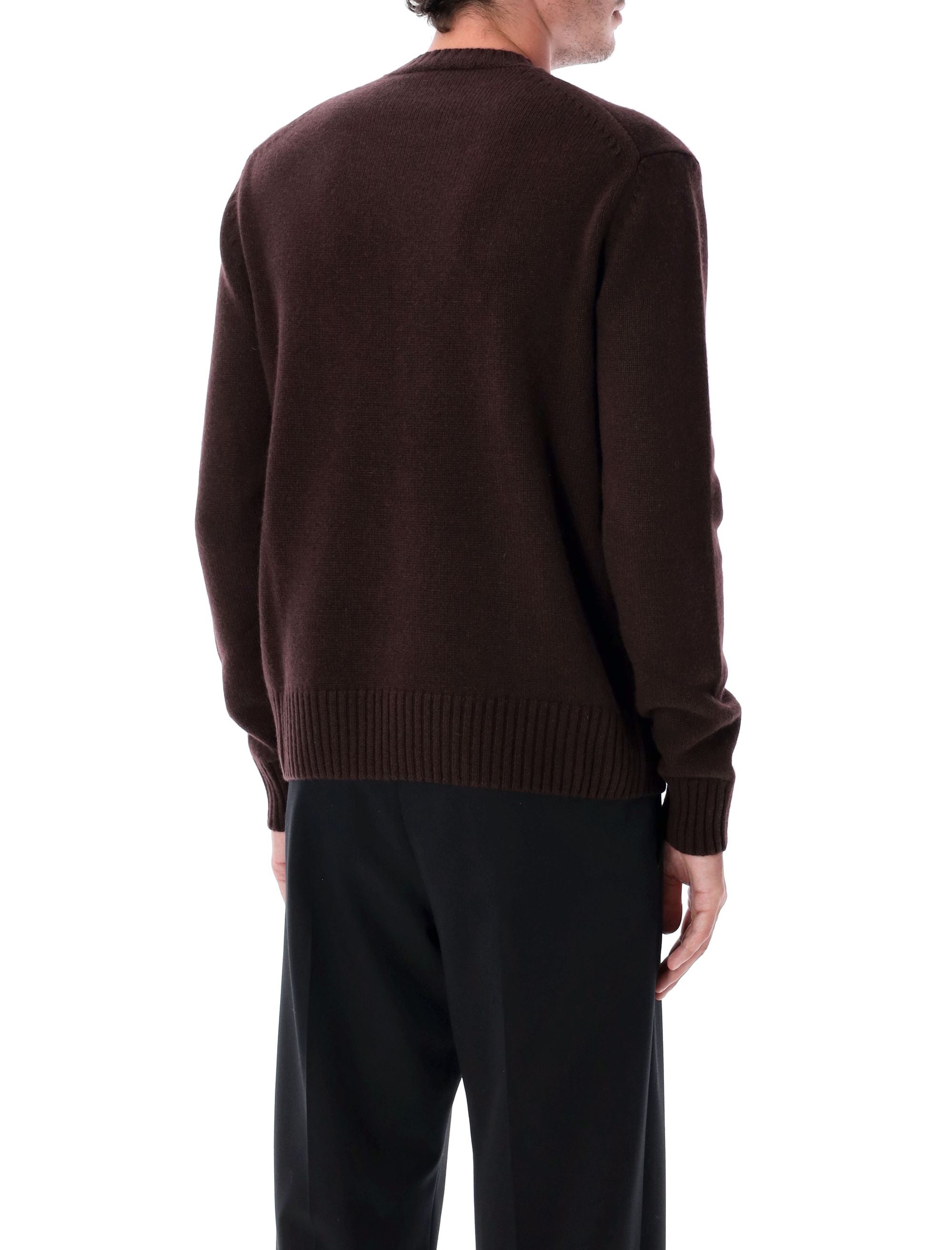 Cashmere crew neck sweater Cocoa