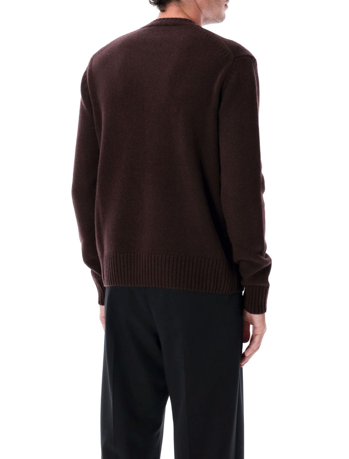 Cashmere crew neck sweater Cocoa