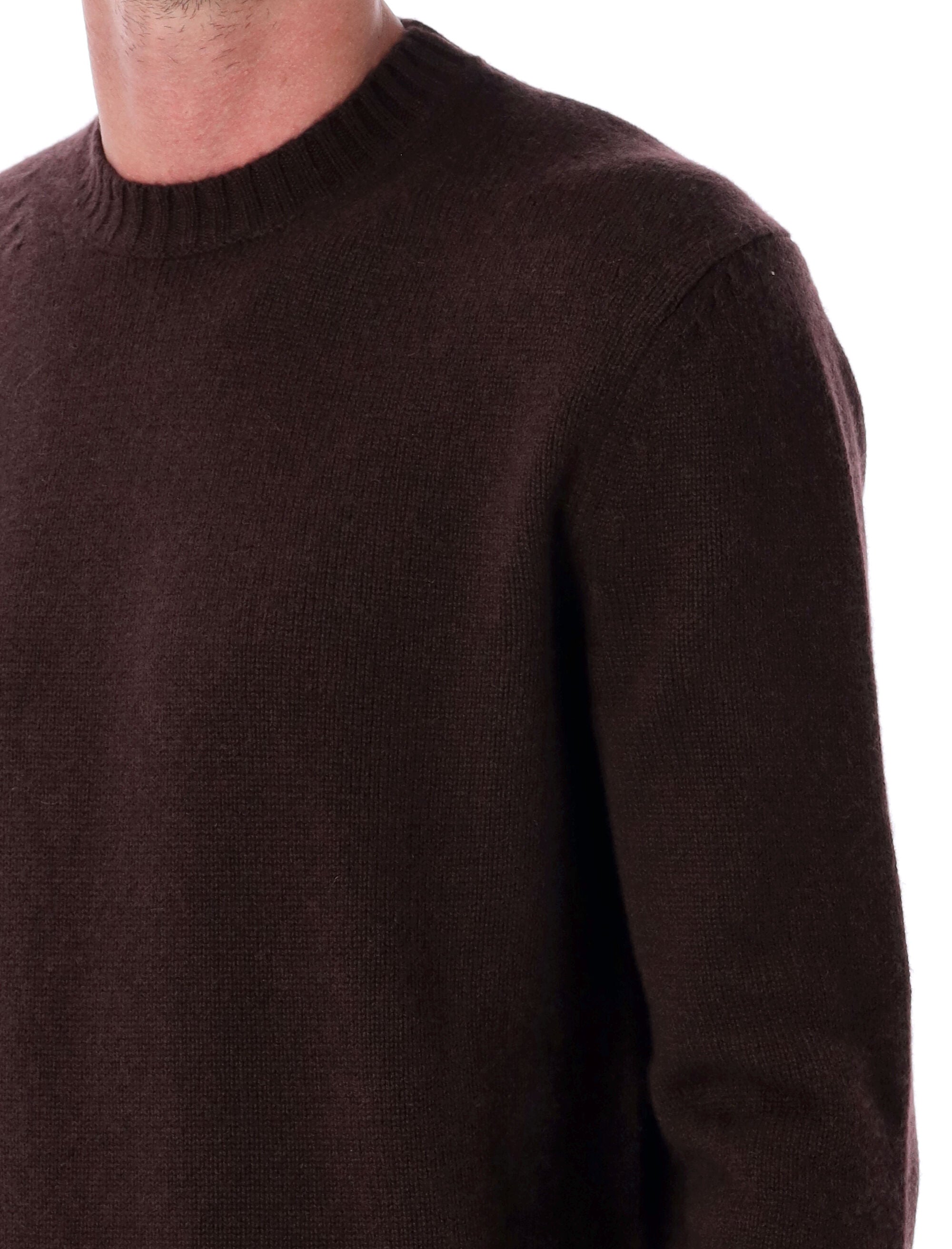 Cashmere crew neck sweater Cocoa
