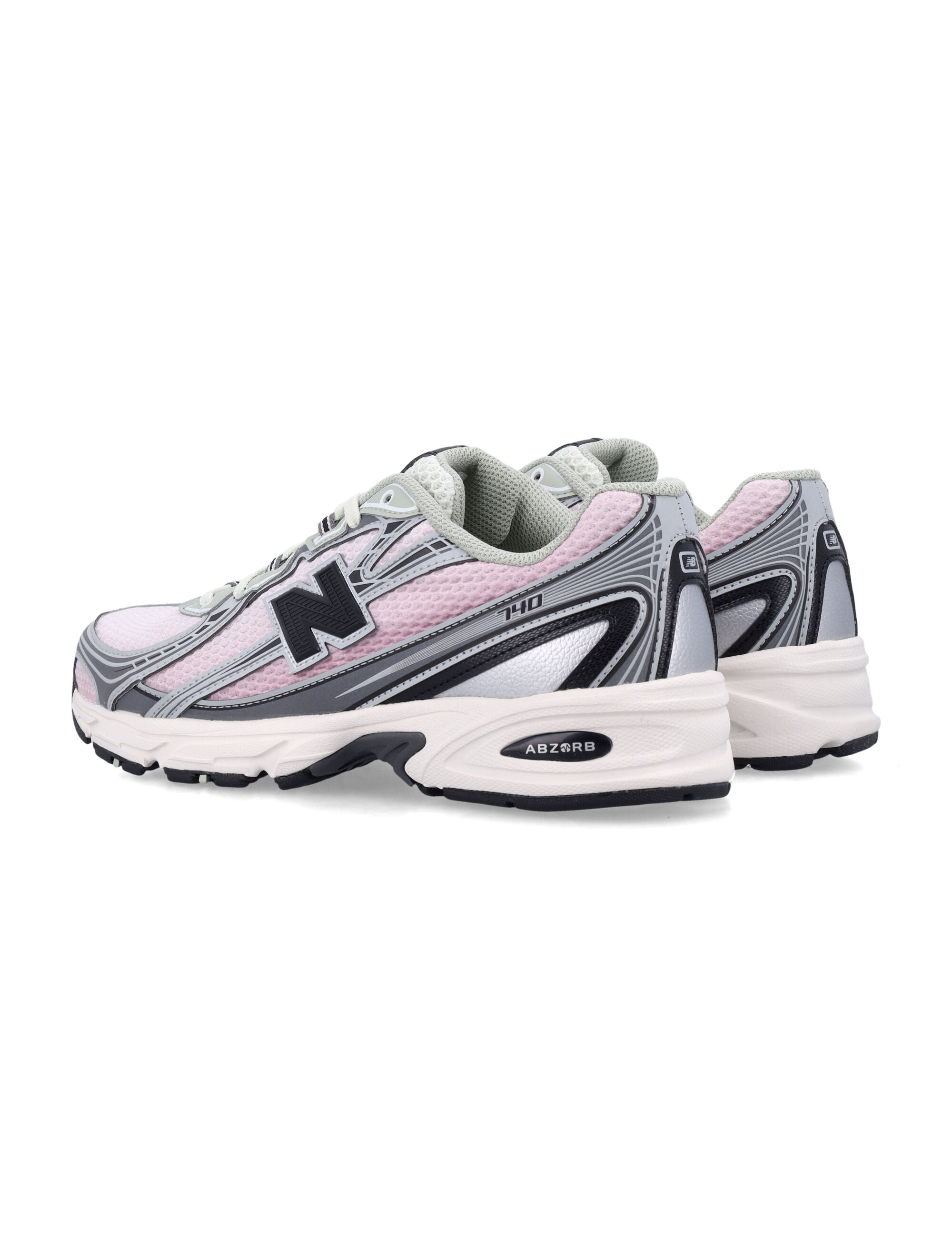 New Balance 740 mesh and synthetic running-inspired sneakers Pink Granite Sole