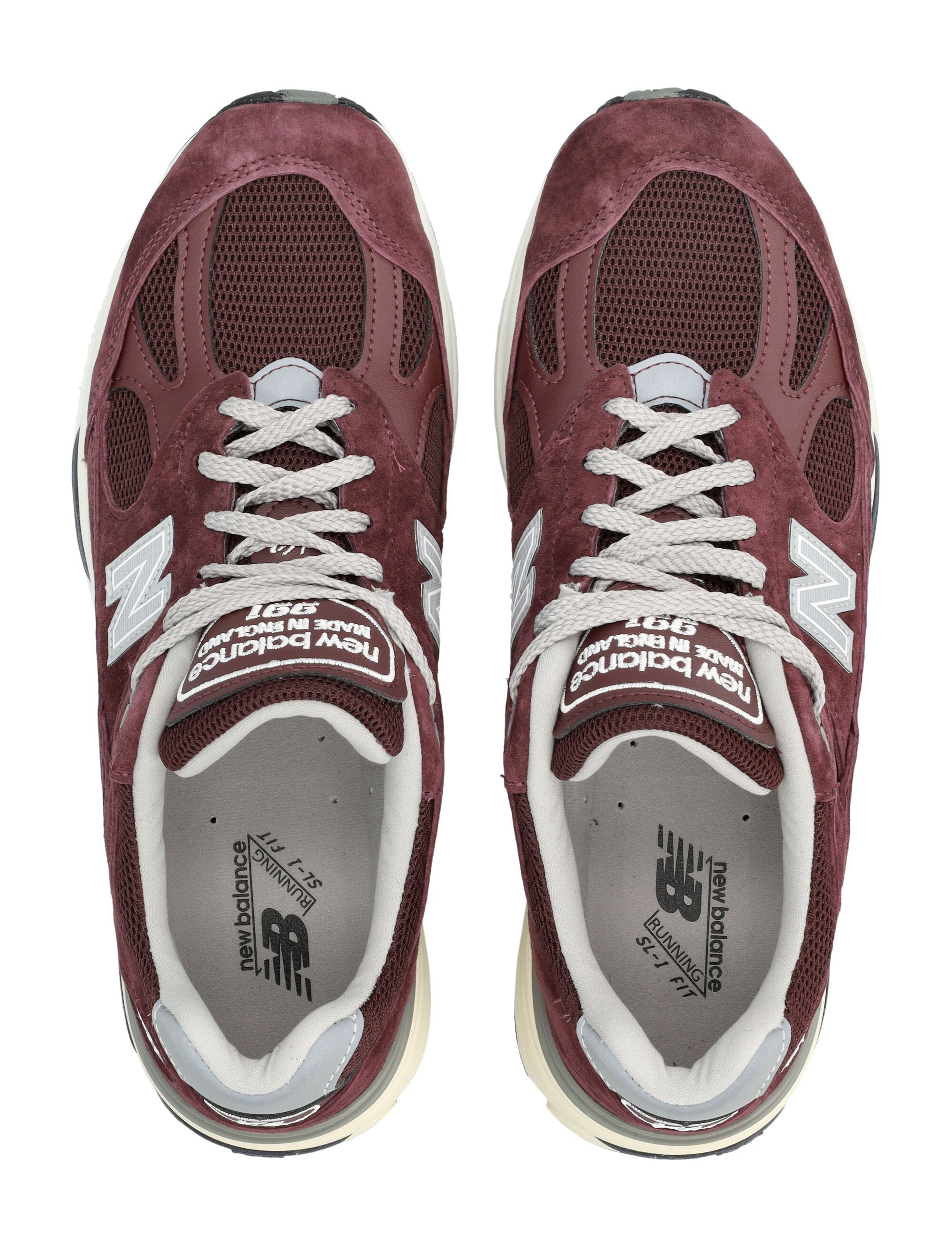 New Balance 991v2 Made in UK Purple Suede Insert Sneaker