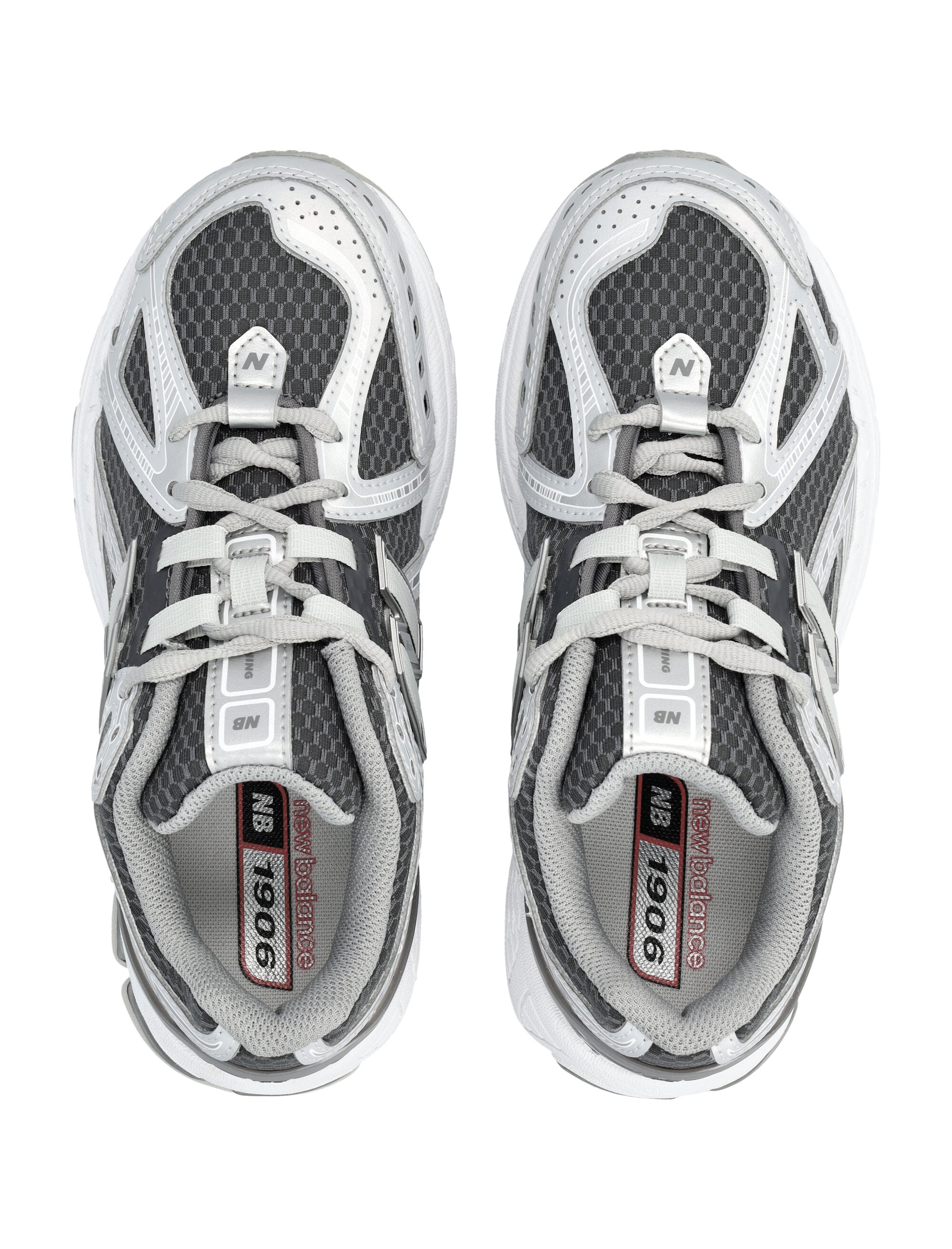 Kid - 1906 Mesh Sneakers Grey/black Synthetic Sole