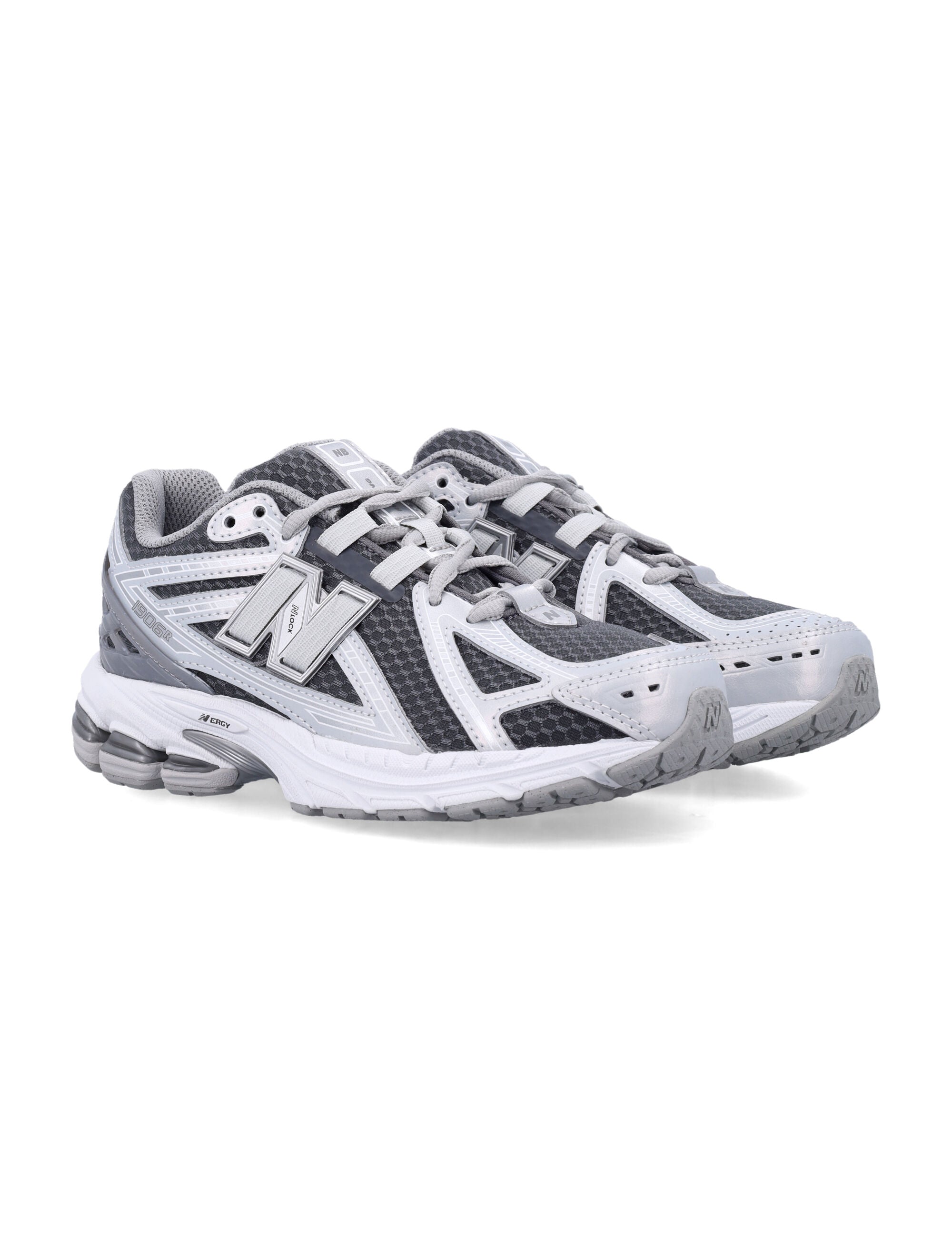 Kid - 1906 Mesh Sneakers Grey/black Synthetic Sole