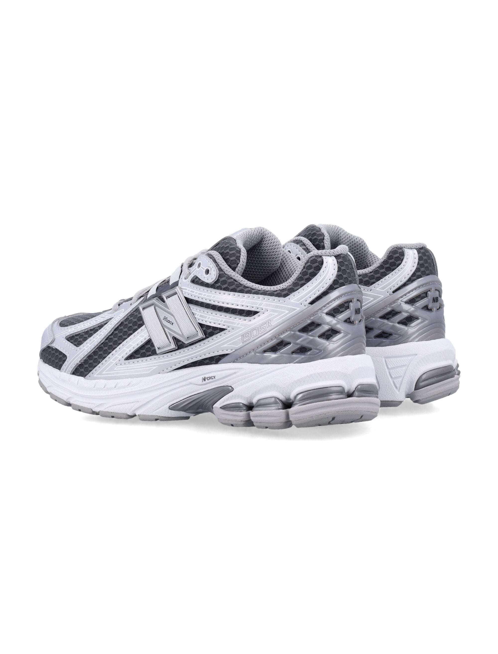 Kid - 1906 Mesh Sneakers Grey/black Synthetic Sole
