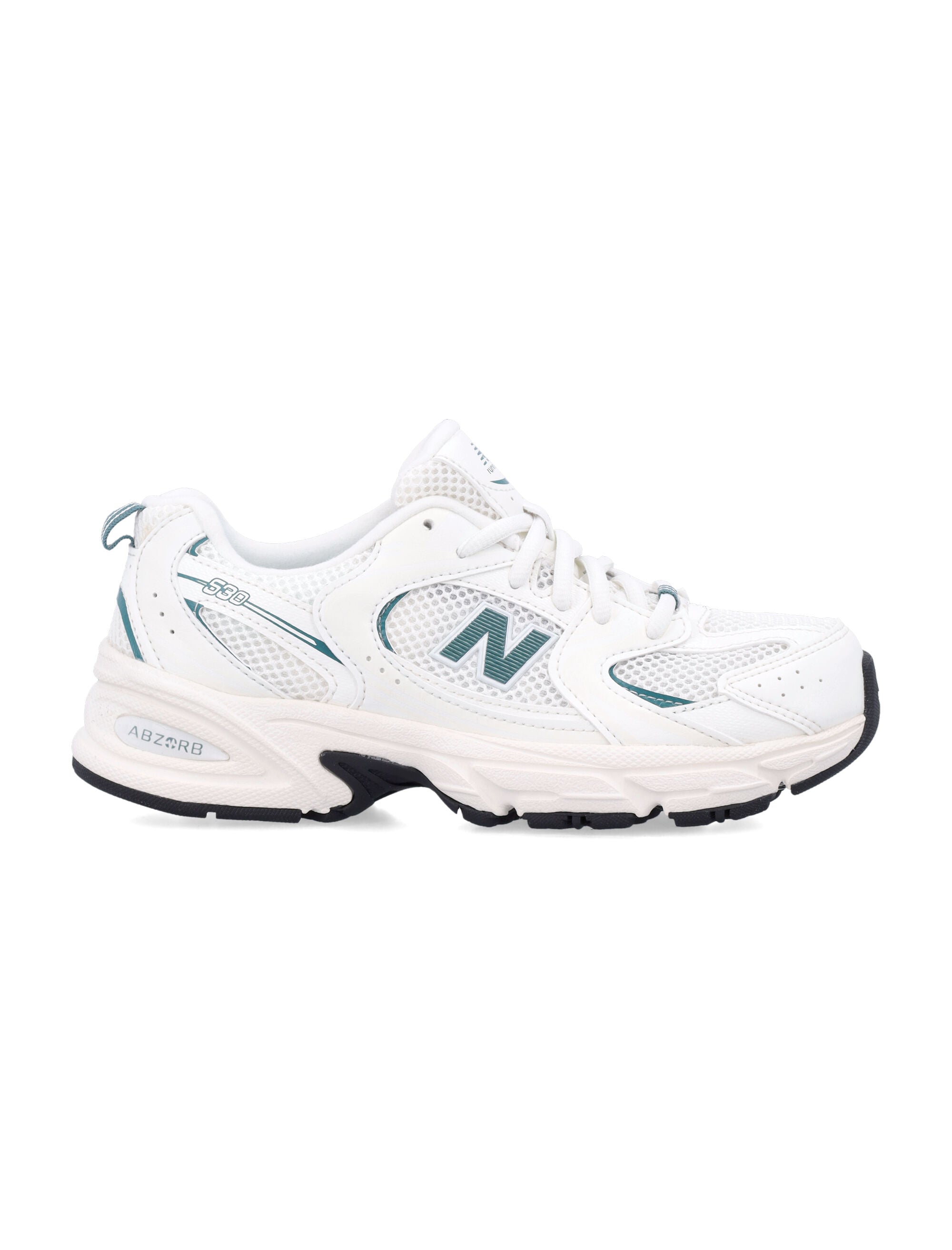 Kid - 530 Synthetic Sneakers White/green Sole