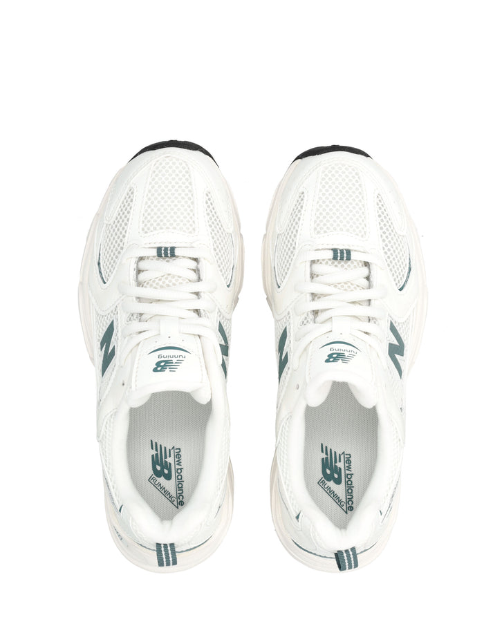Kid - 530 Synthetic Sneakers White/green Sole