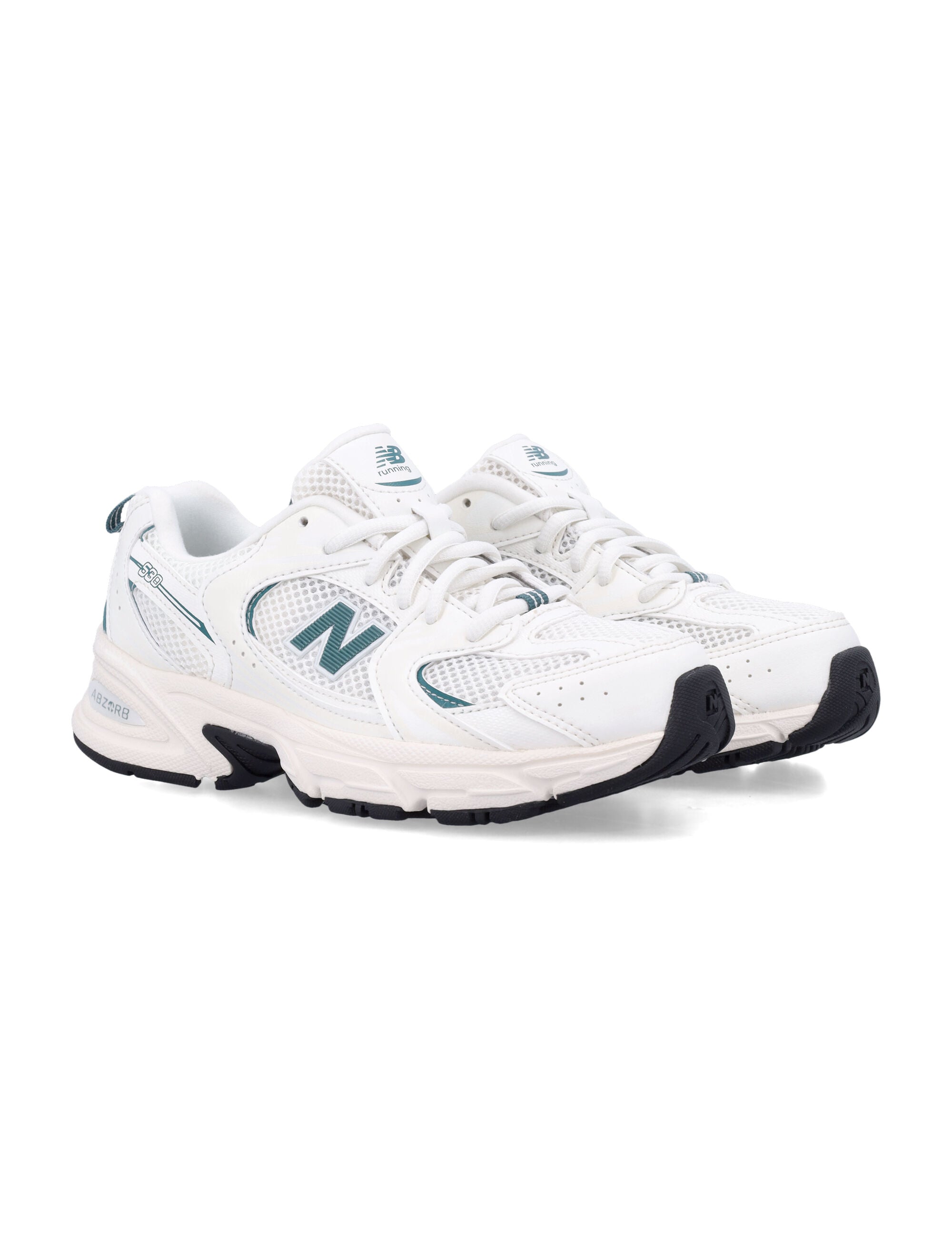 Kid - 530 Synthetic Sneakers White/green Sole