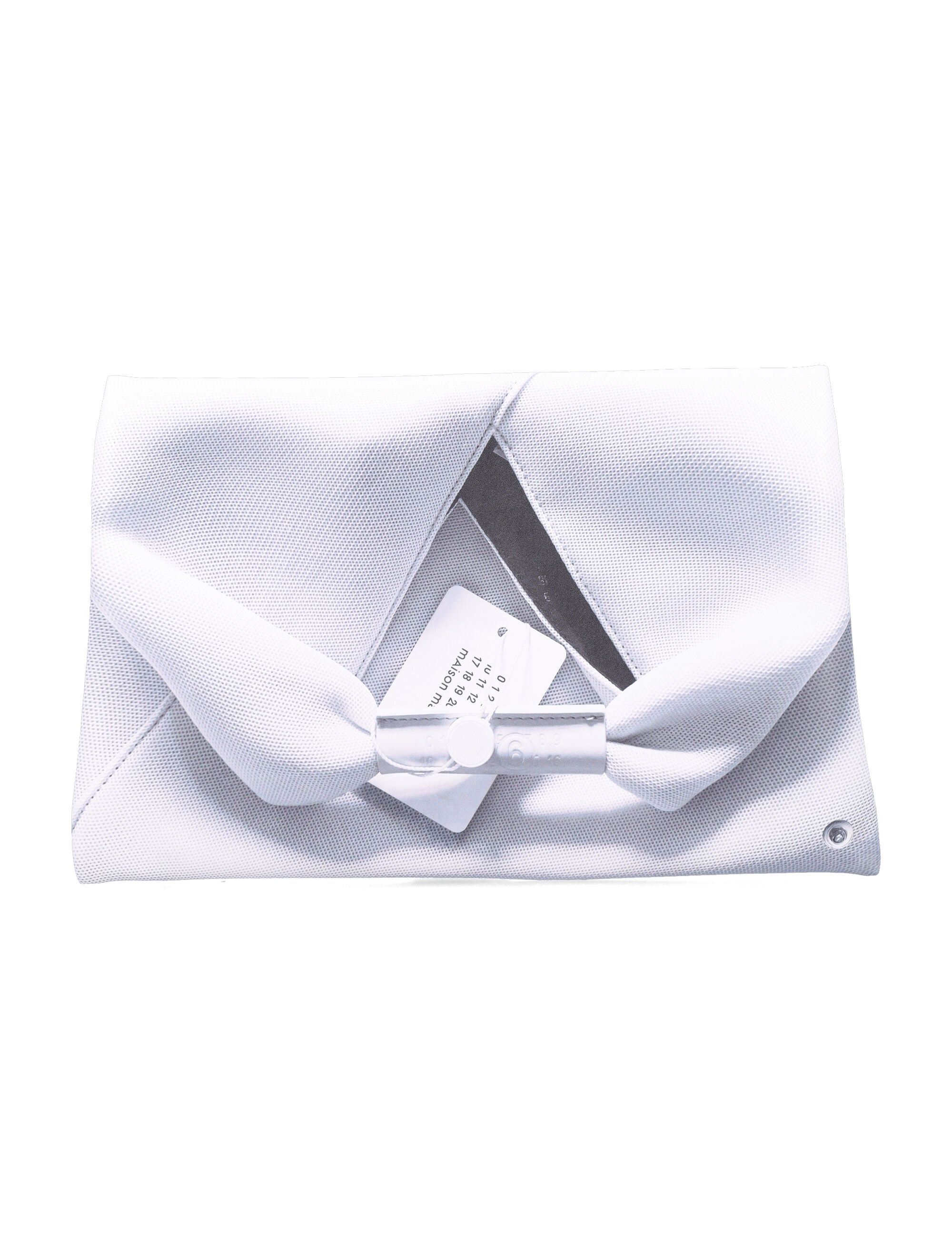 MM6 Maison Margiela Trompe Loeil Japanese clutch White Polyester