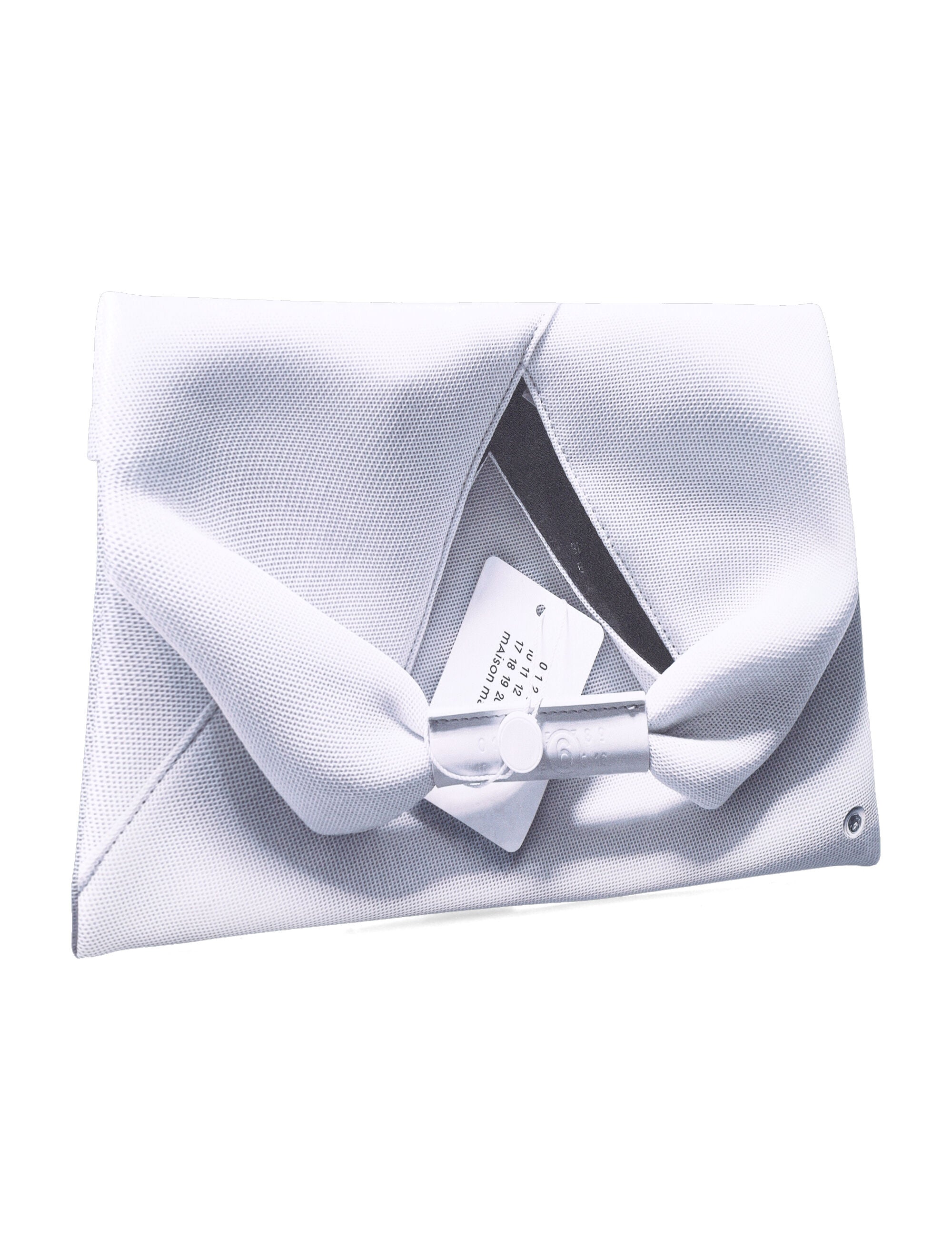 MM6 Maison Margiela Trompe Loeil Japanese clutch White Polyester