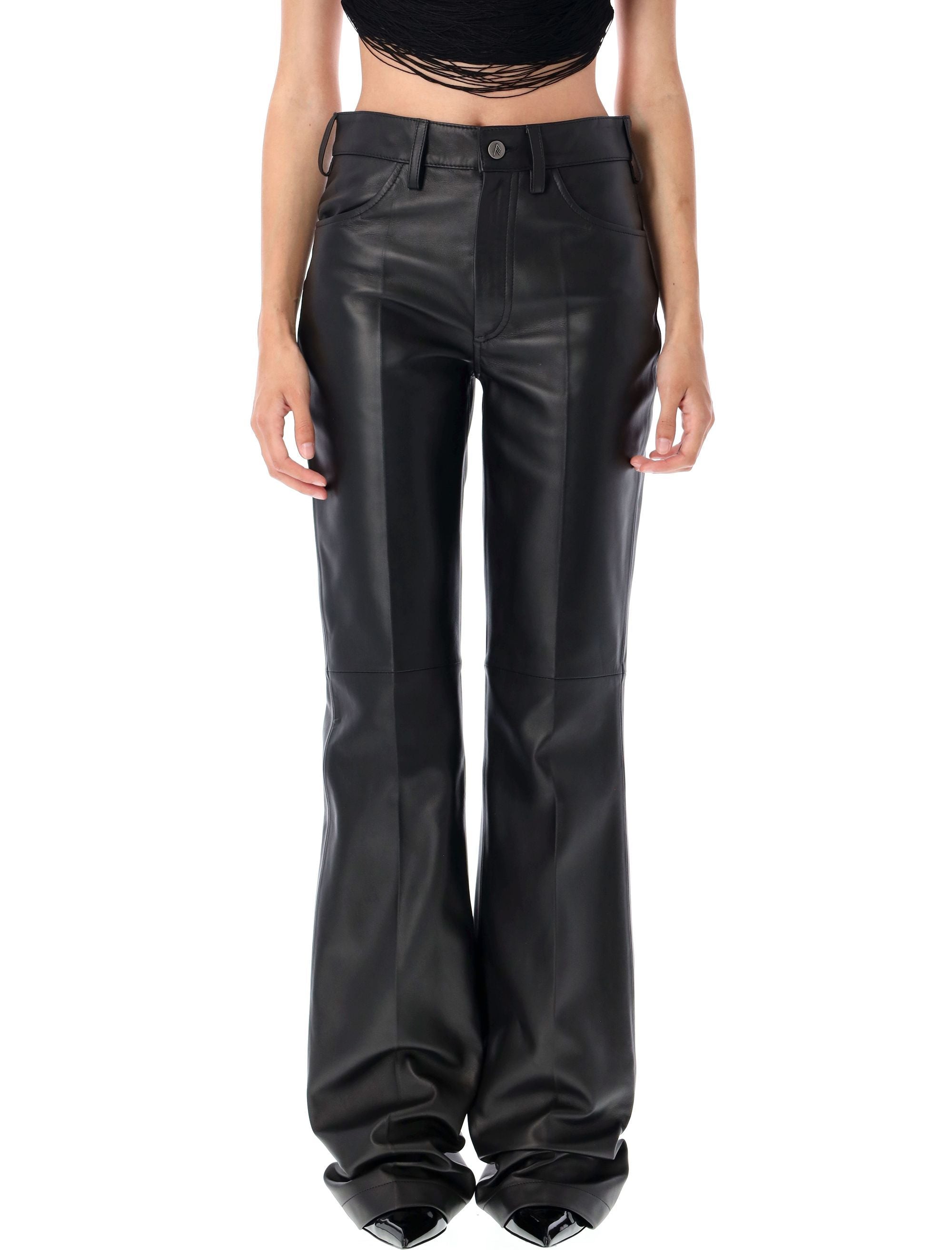 Leather pant Black