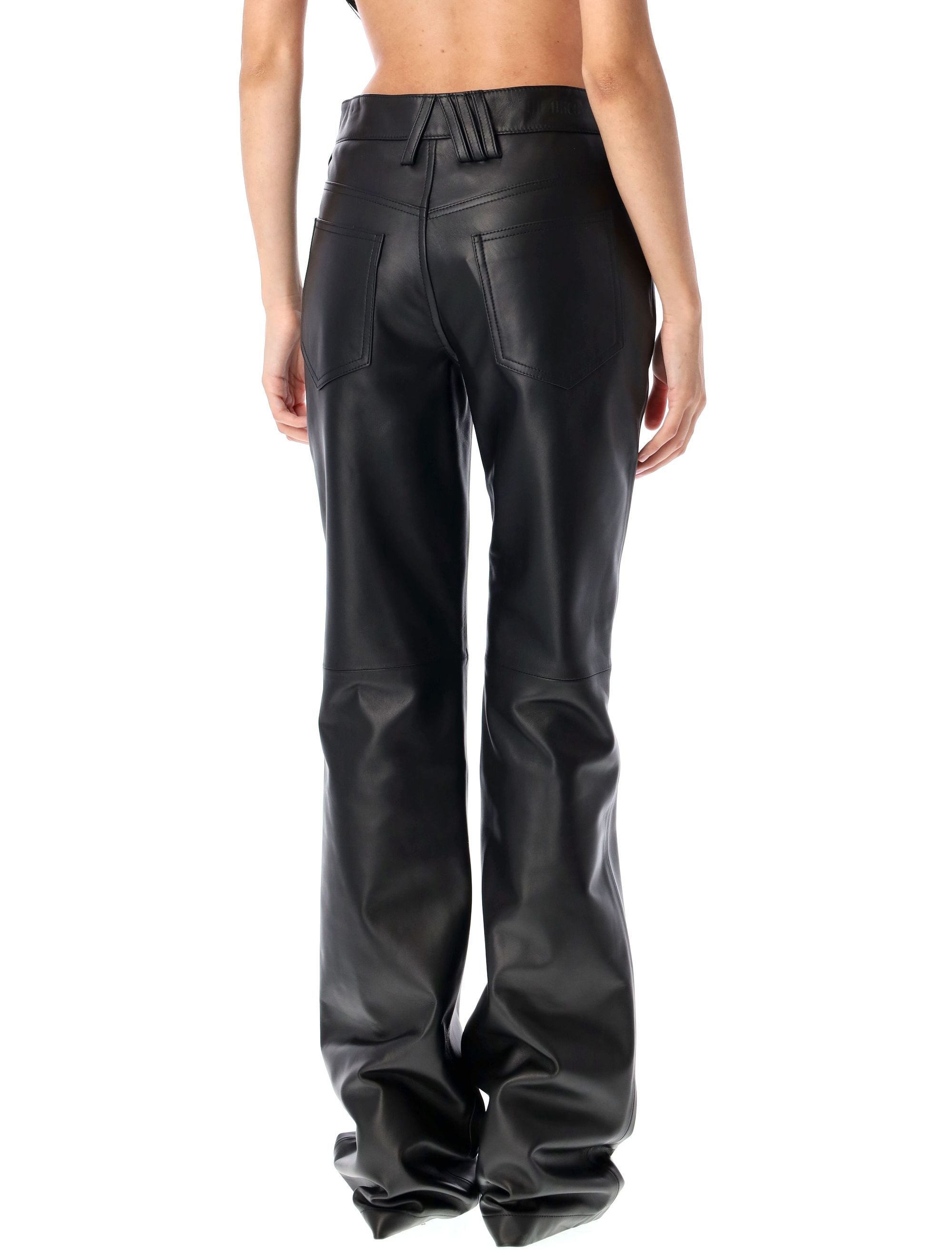 Leather pant Black