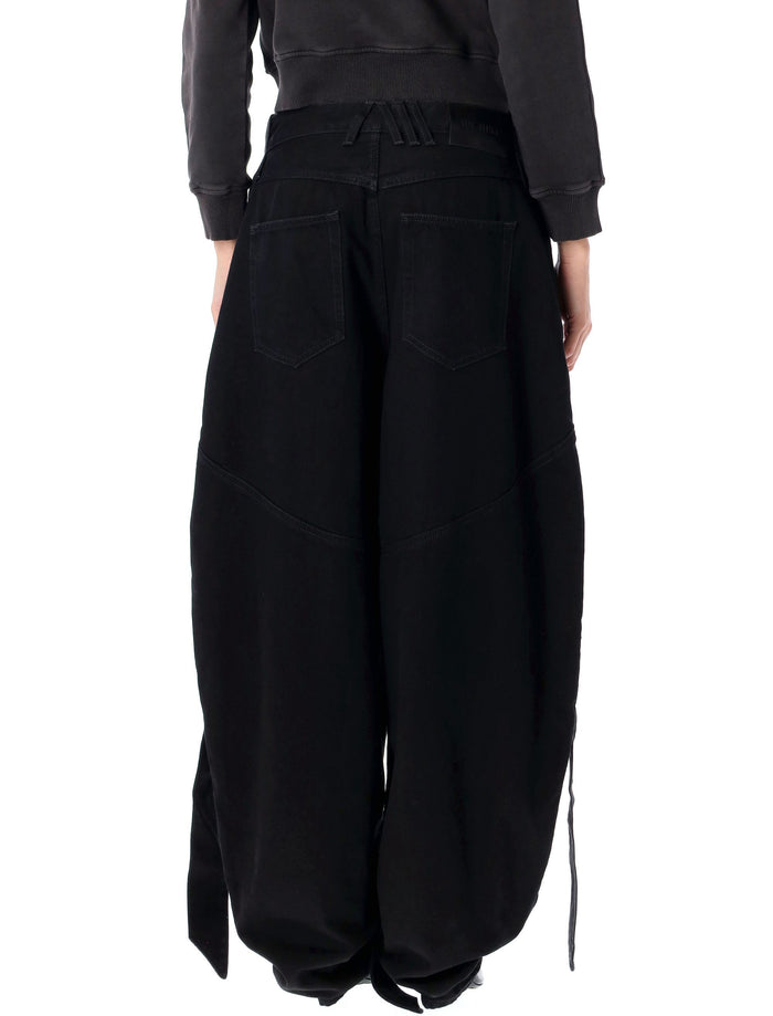 Long denim pants Black Cotton Lining Jean