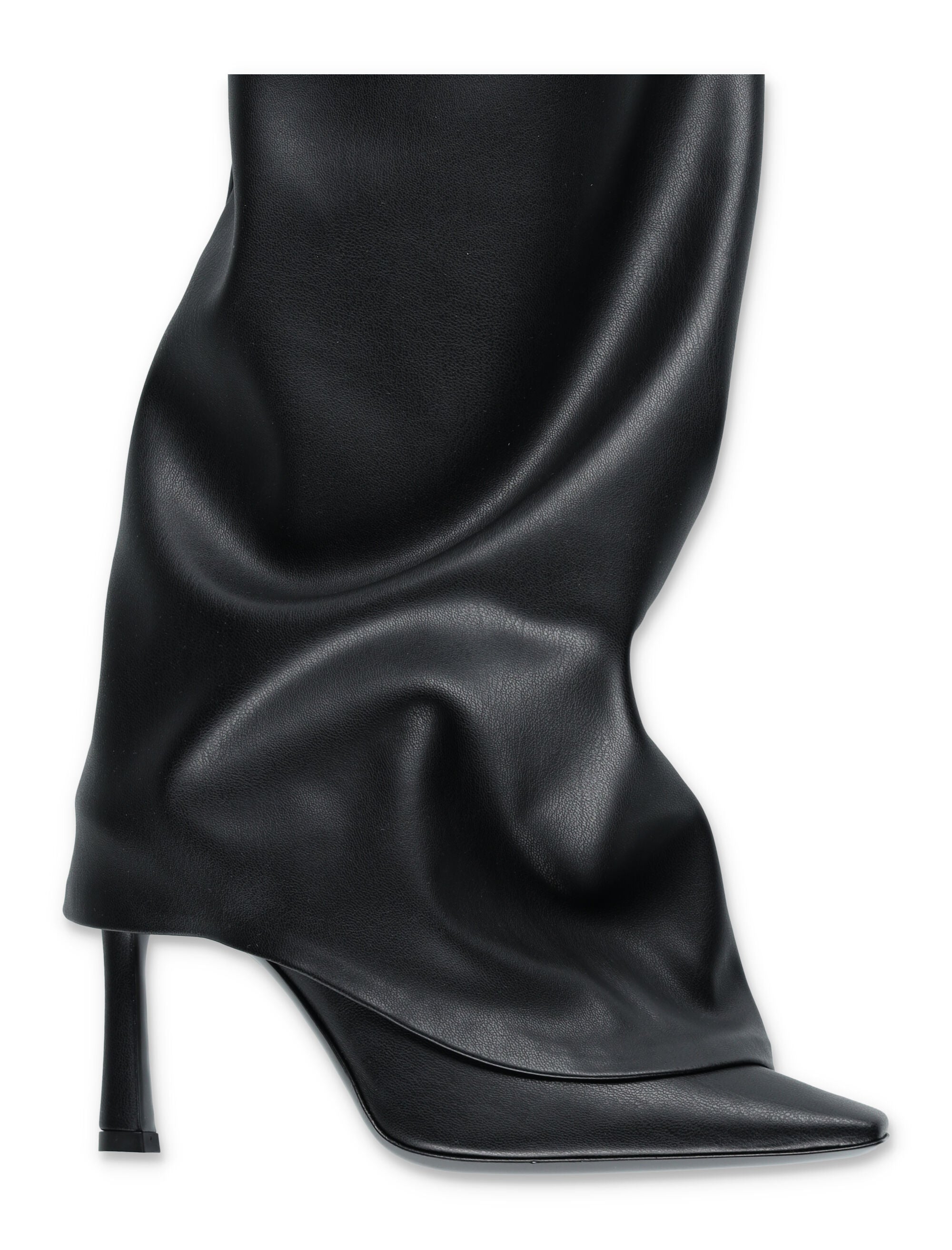 Robin OTK thigh high boots Black Polyurethane