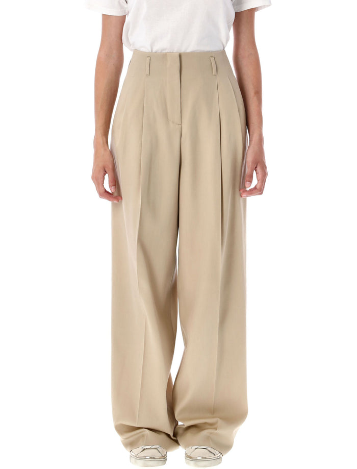 Wool formal trousers Sand Virgin Pant