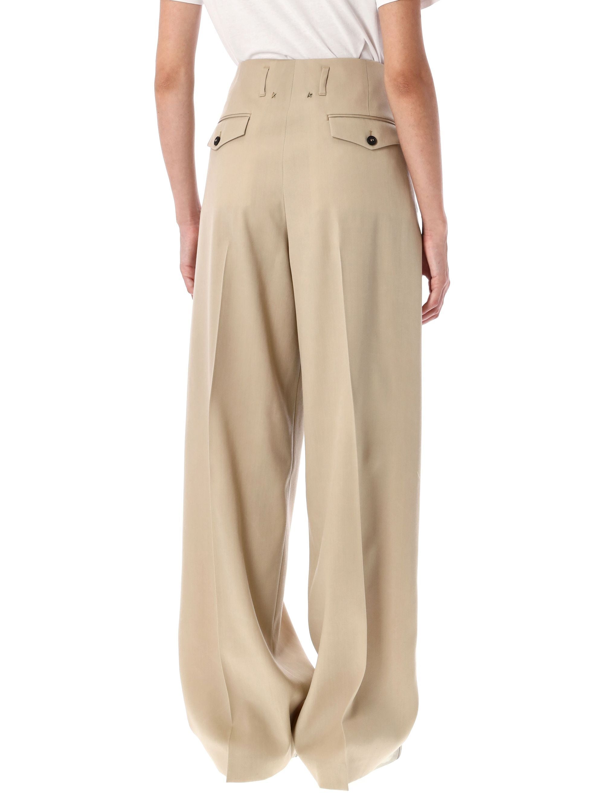 Wool formal trousers Sand Virgin Pant