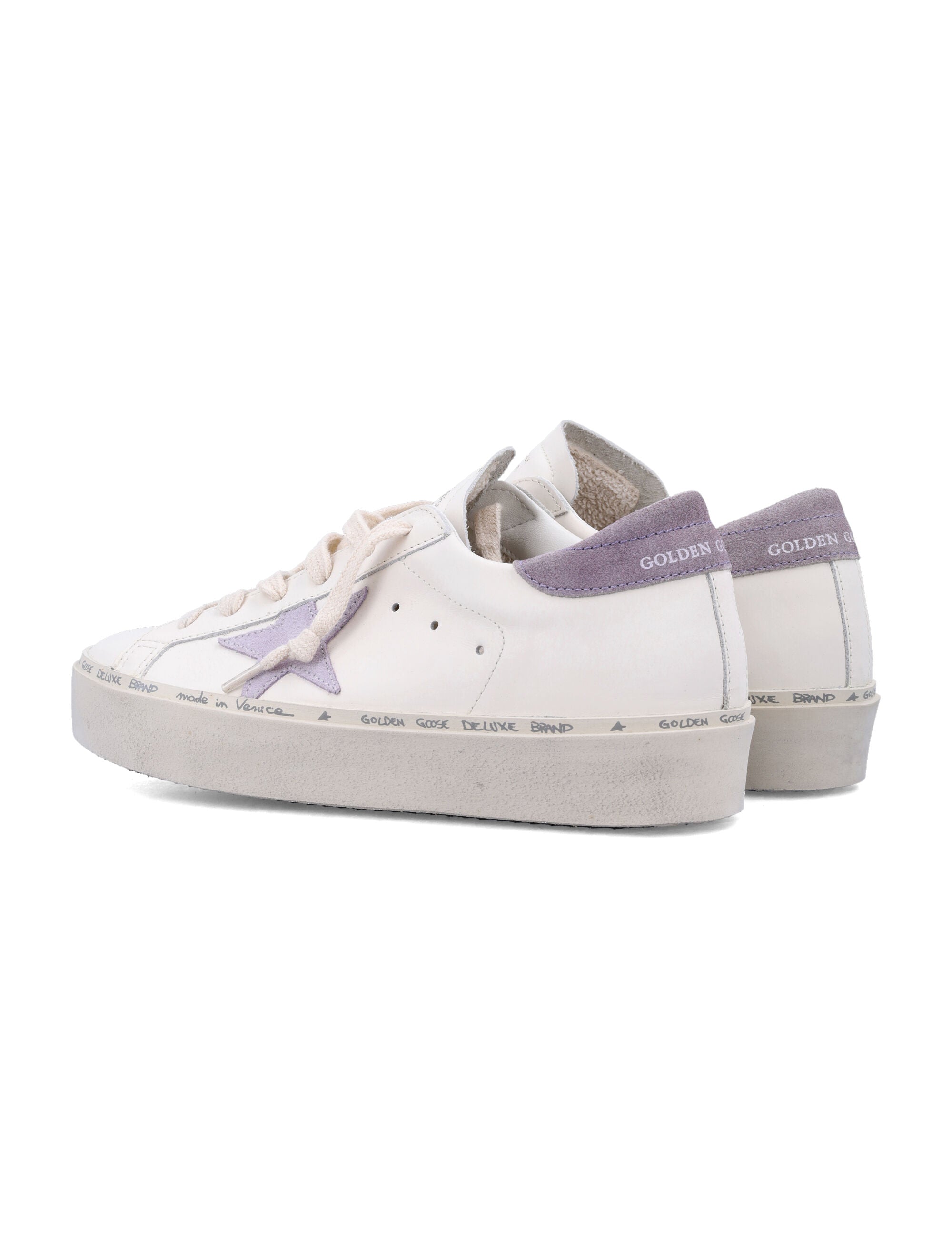 Hi Star classic White Lilla Lillac Upper Sneaker