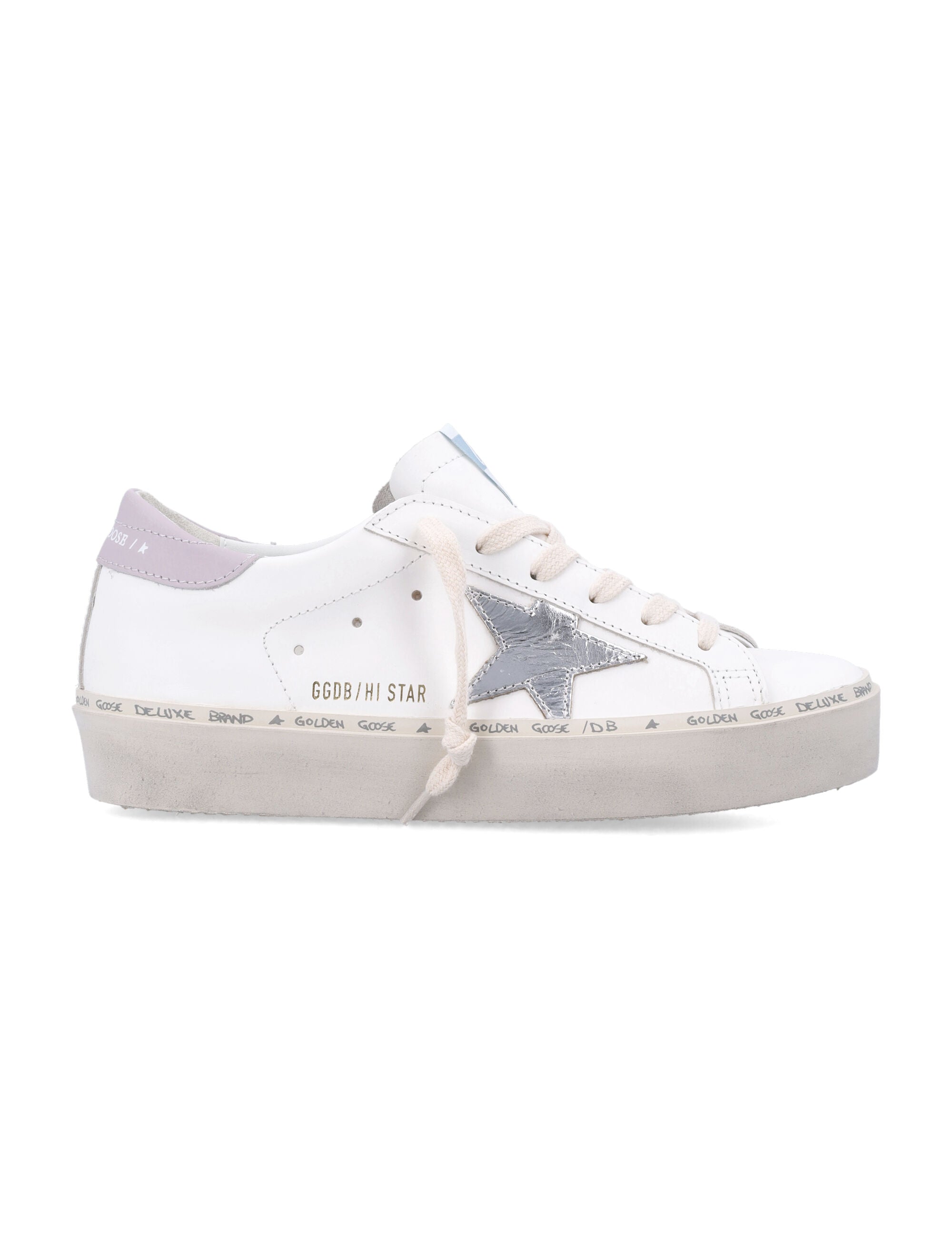 Hi-Star womans sneakers White Silver Lillca Upper