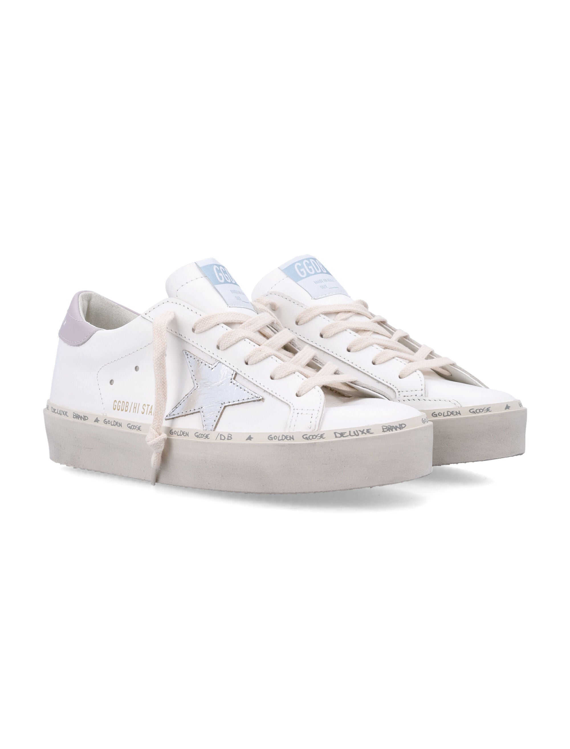 Hi-Star womans sneakers White Silver Lillca Upper