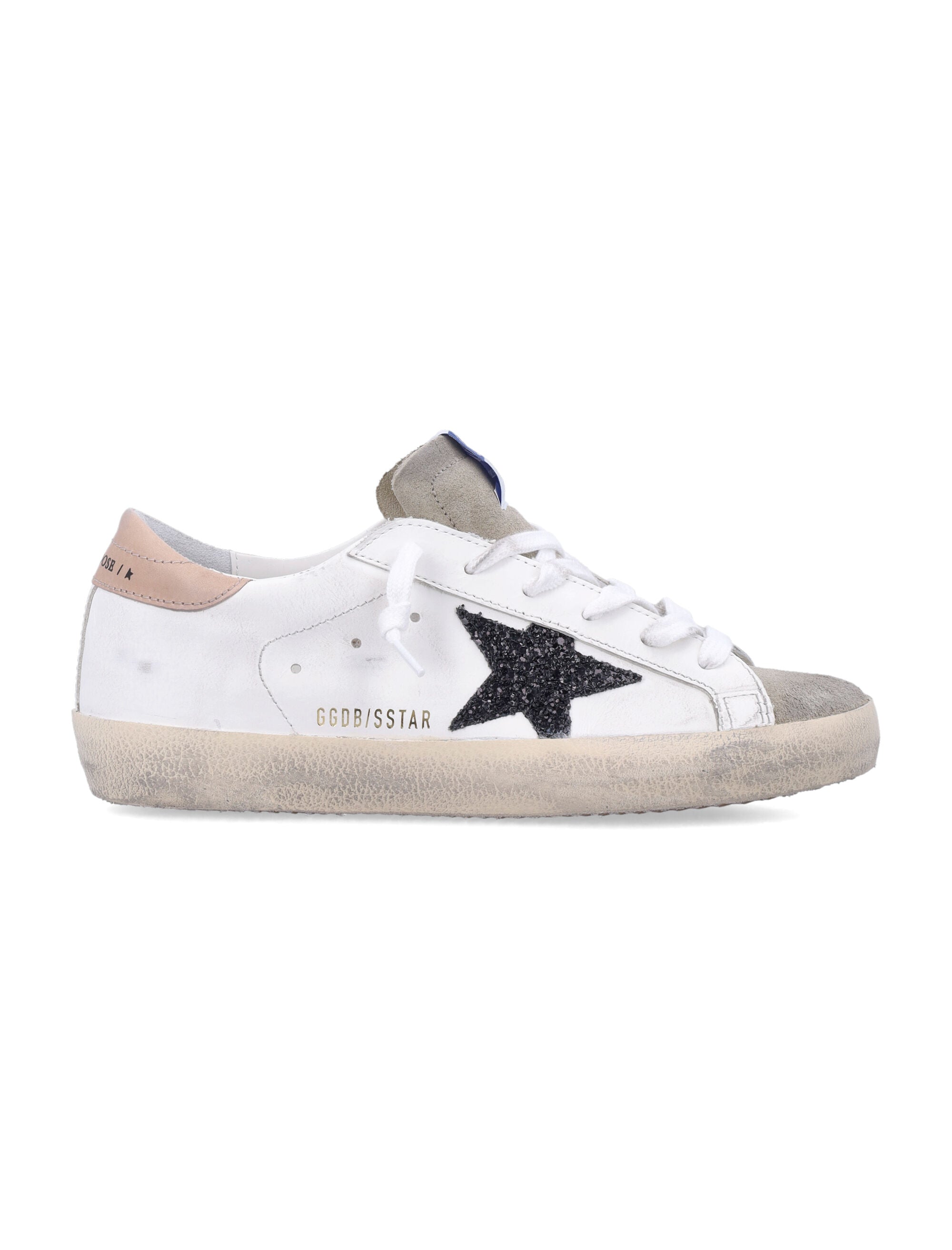Super-Star womans sneakers White Top Black Dove Upper