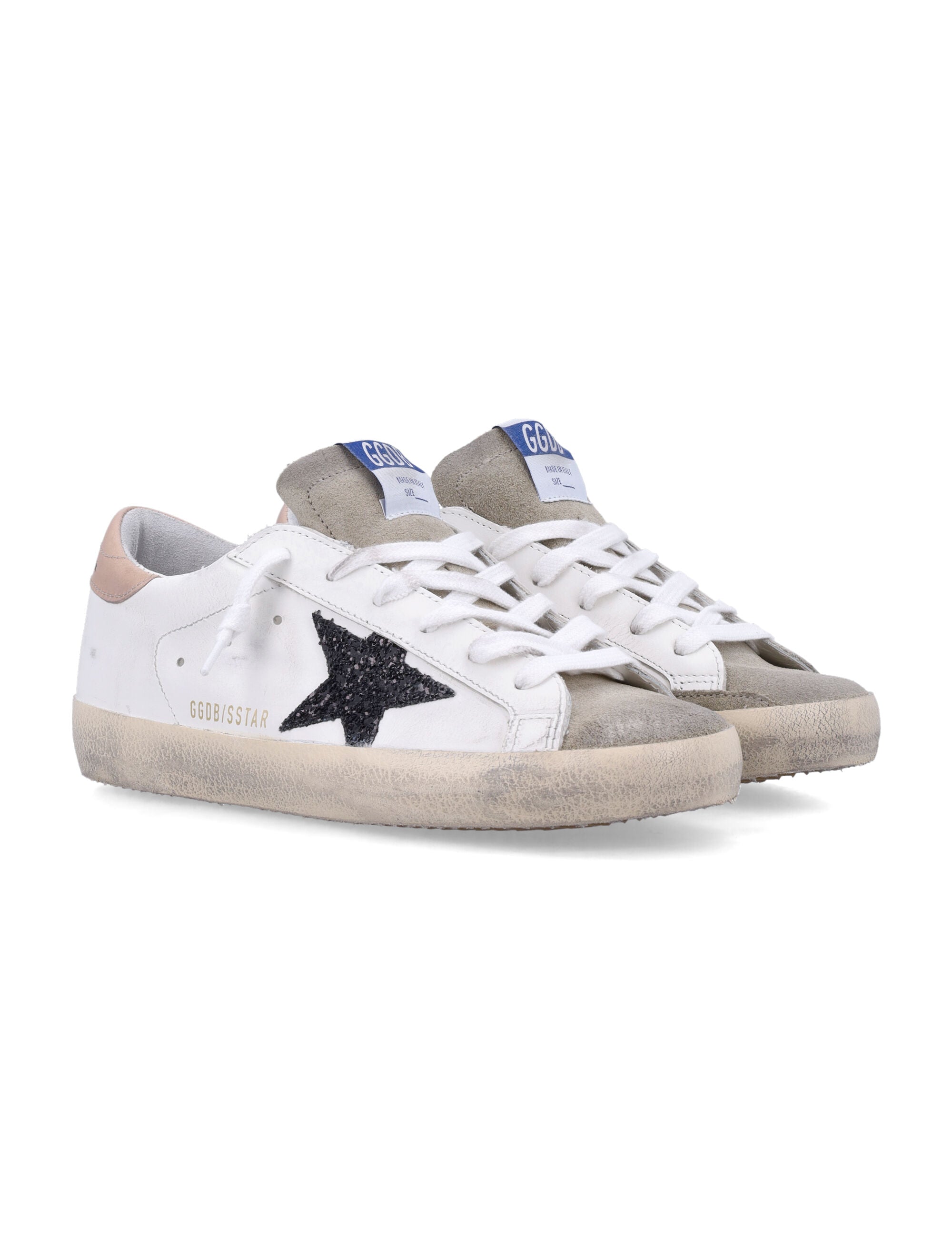 Super-Star womans sneakers White Top Black Dove Upper