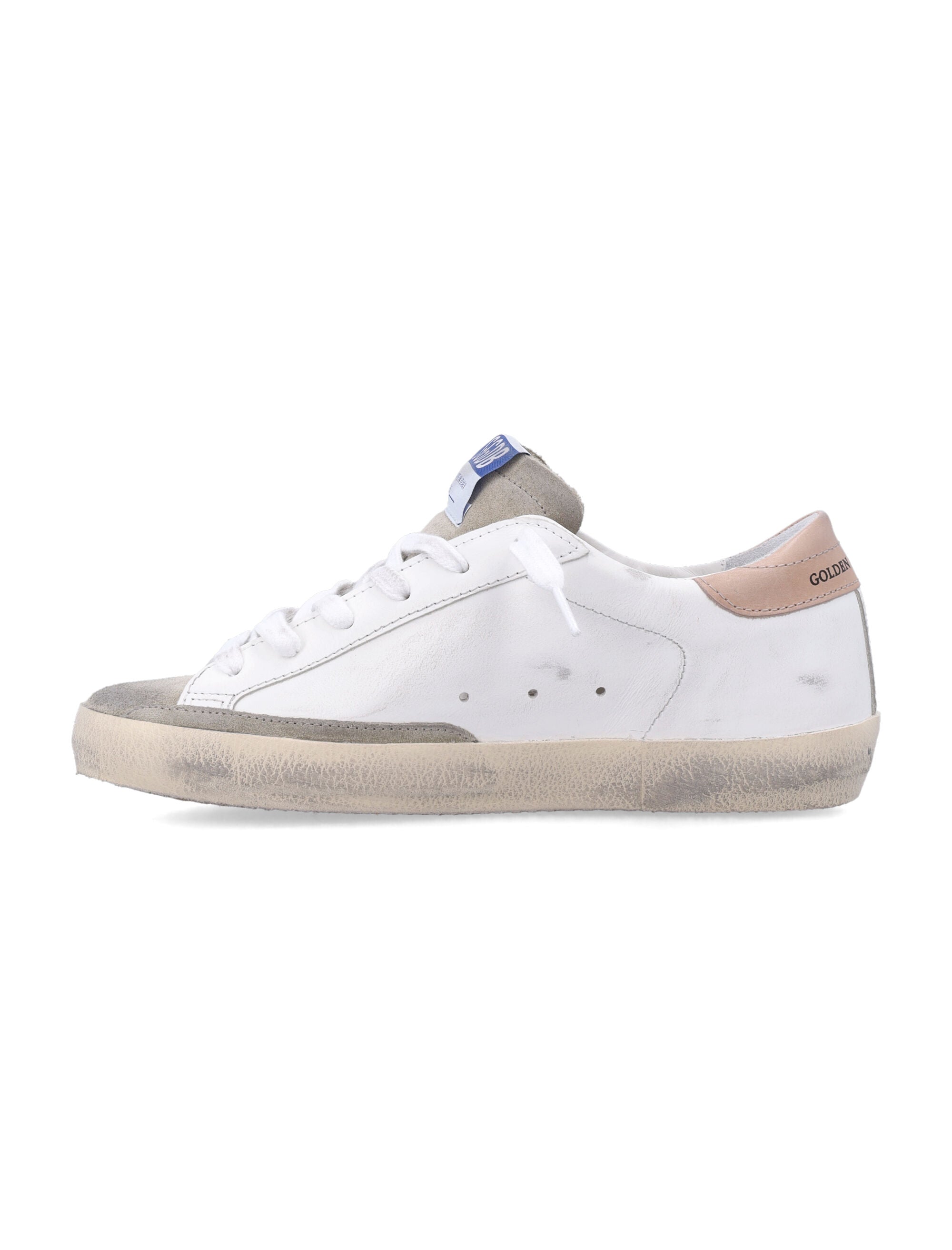 Super-Star womans sneakers White Top Black Dove Upper