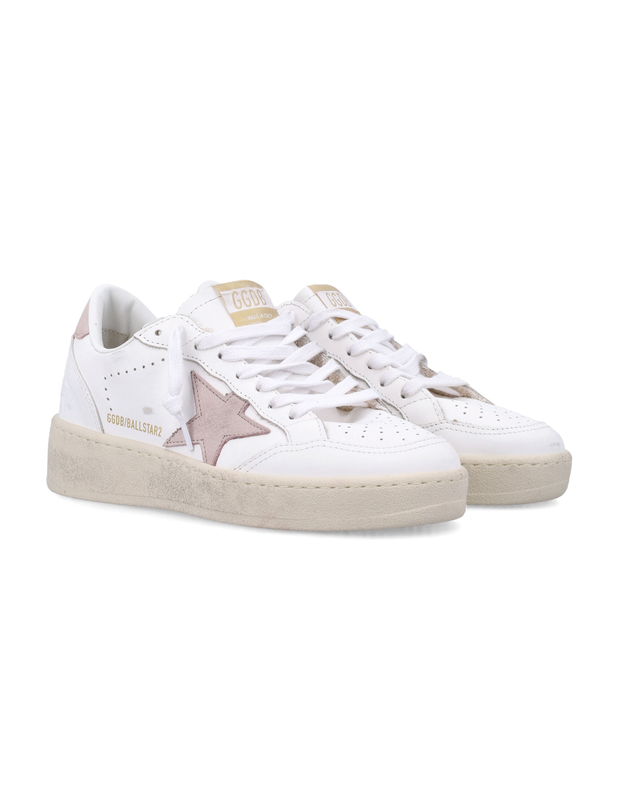 Ball Star 2 womans sneakers White Pink Upper