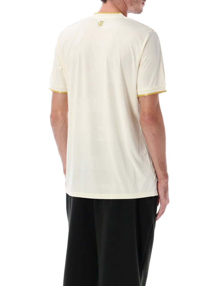 adidas Originals CR Flamengo 25 Third football jersey Cream White Recycled Polyester T-shirt