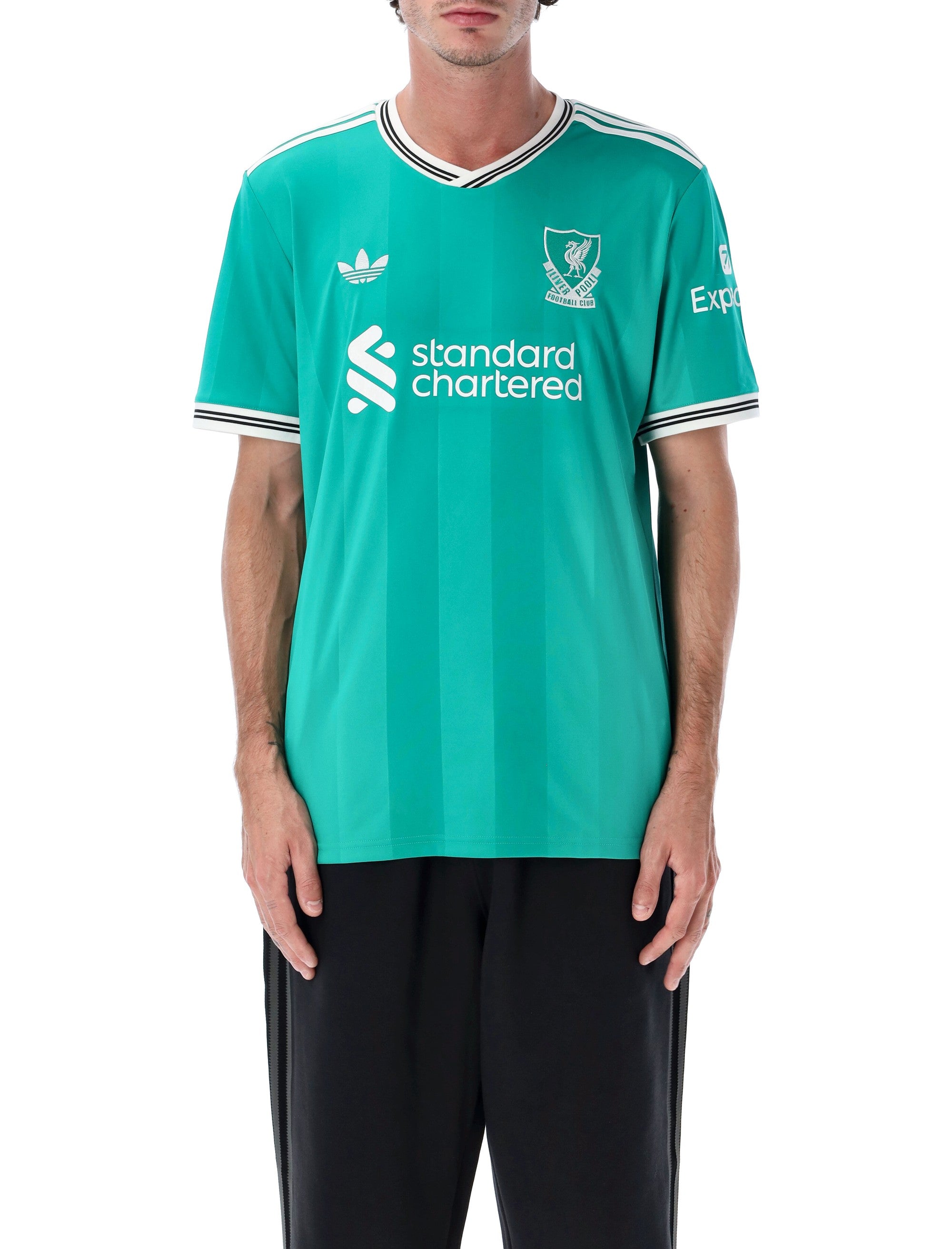 adidas Originals Liverpool FC 25-26 Third Jersey Sea Green Recycled Polyester T-shirt