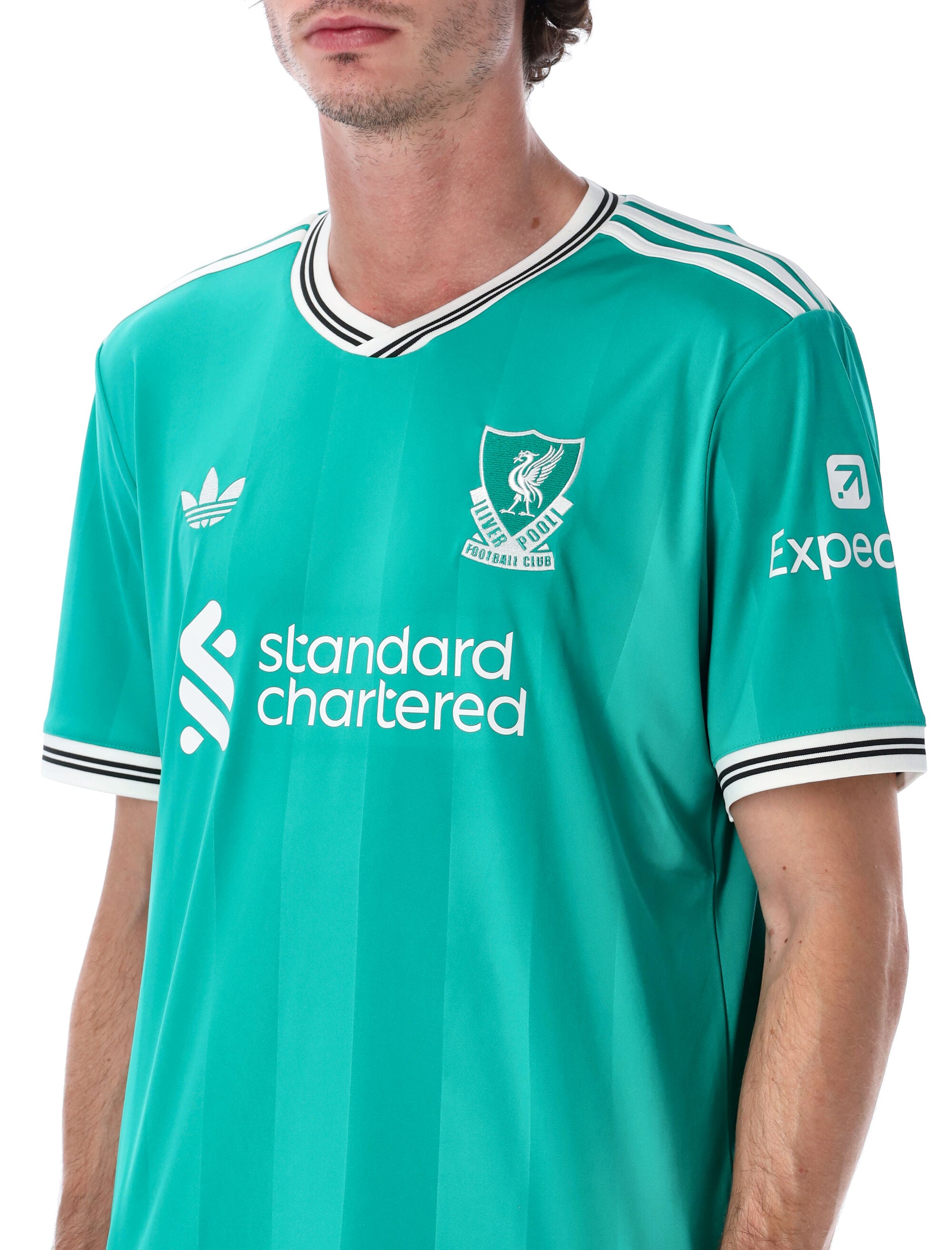 adidas Originals Liverpool FC 25-26 Third Jersey Sea Green Recycled Polyester T-shirt