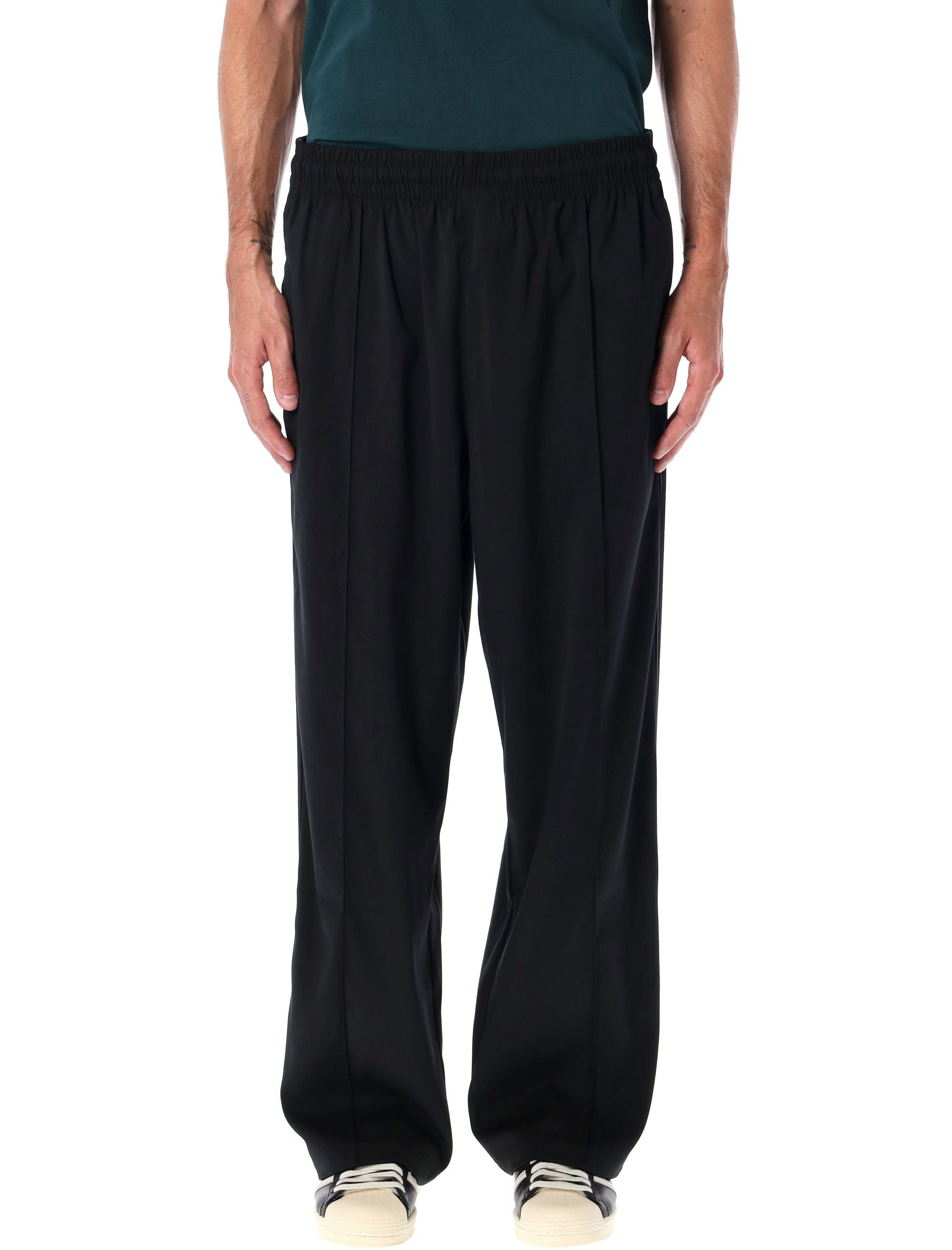 Adidas Originals Premium Baggy Track Pants Black Recycled Polyester Sweatpants