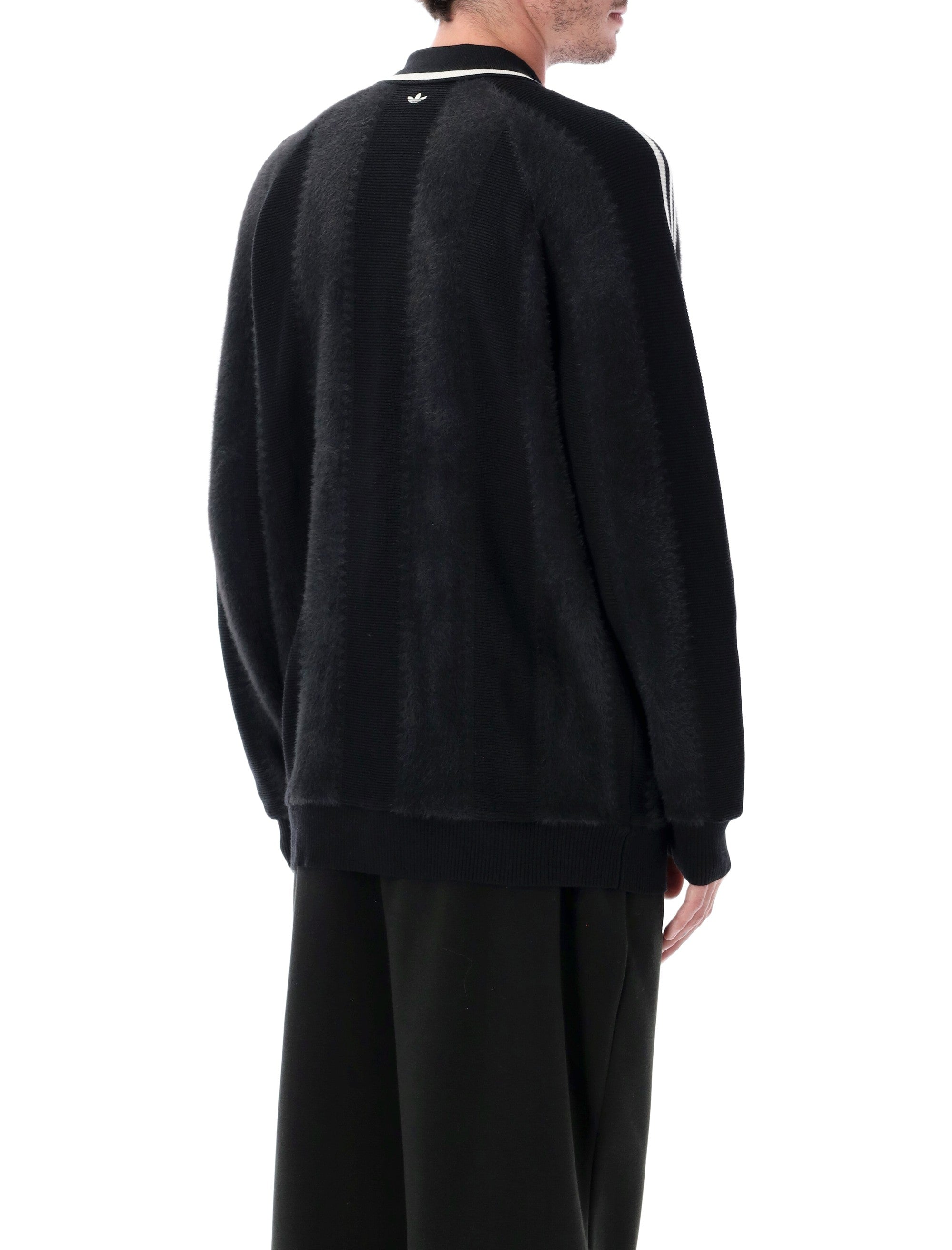 adidas Originals Premium knitted jersey pullover Black Recycled Polyester Sweater