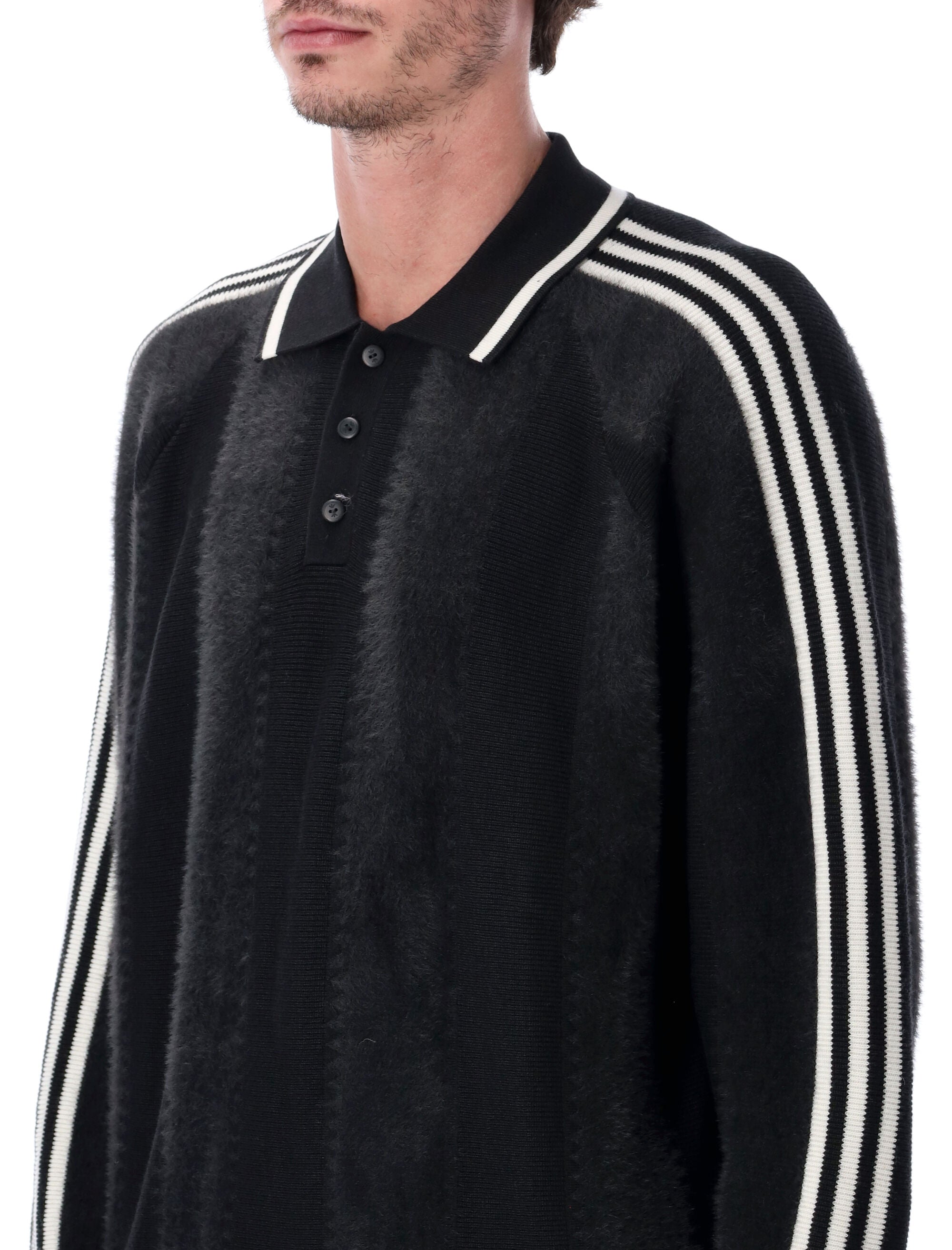 adidas Originals Premium knitted jersey pullover Black Recycled Polyester Sweater