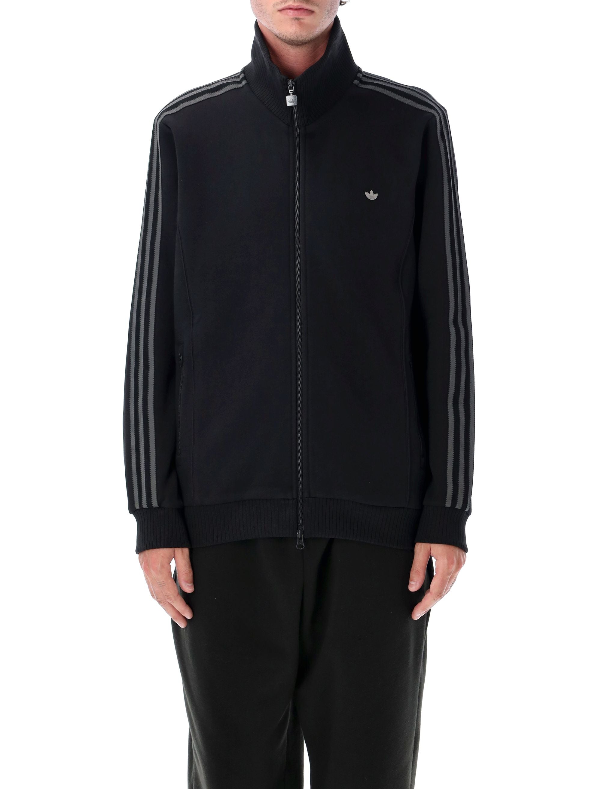 Premium track top Black Cotton Sweatshirt