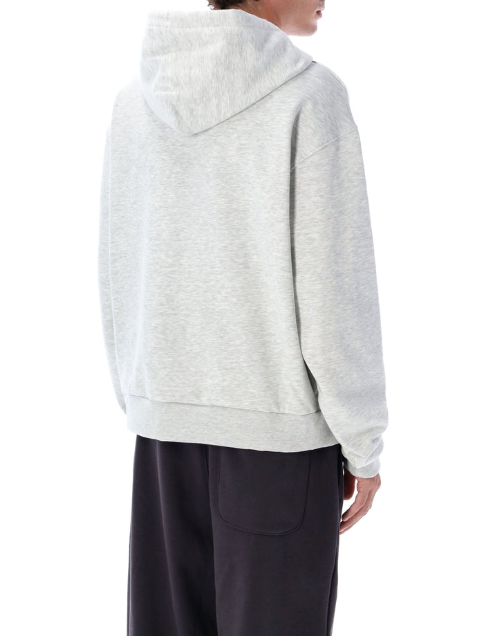 The North Face Red Box Hoodie Grey Mel Cotton Sweatshirt