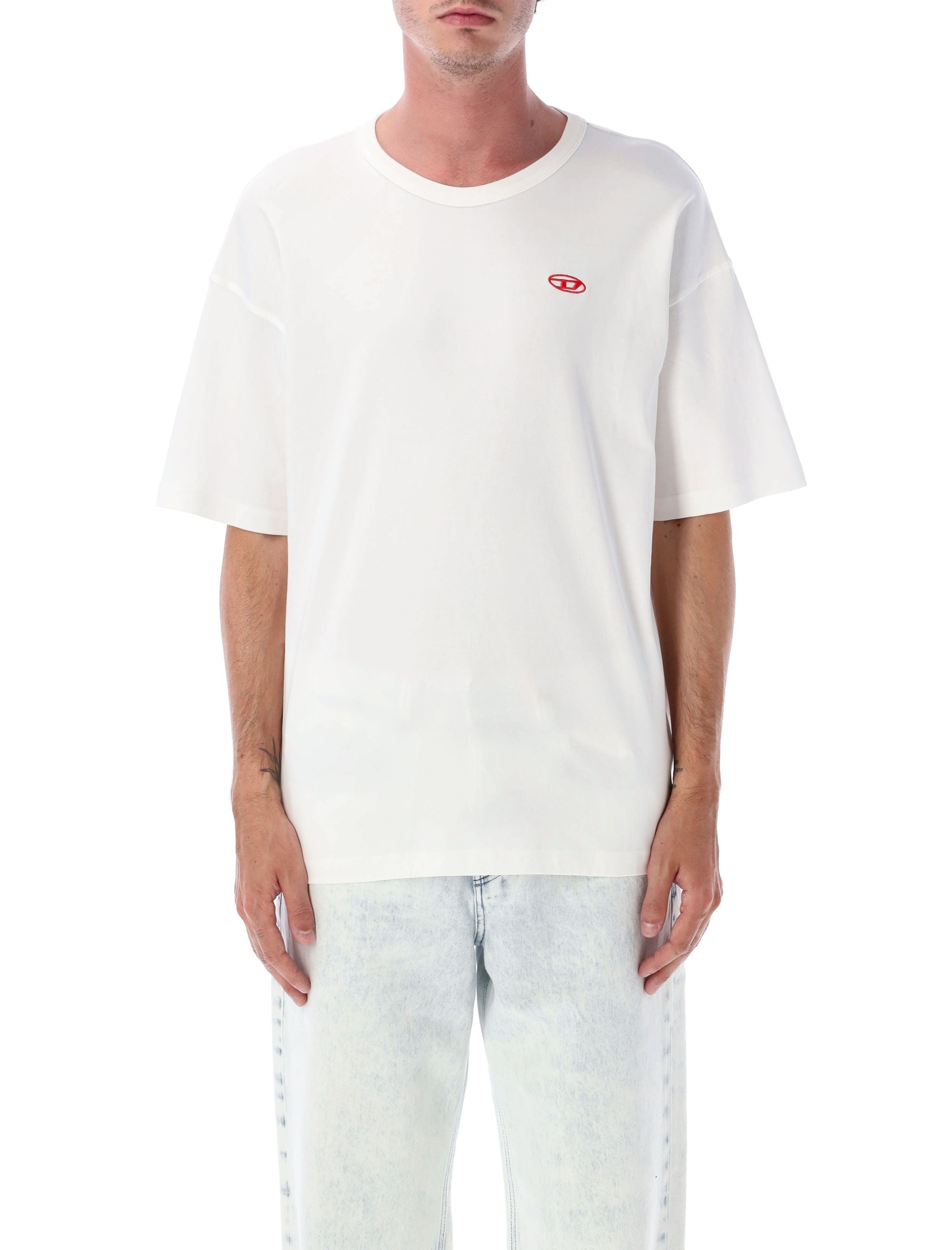 T-Boxt-T6 White Cotton T-shirt