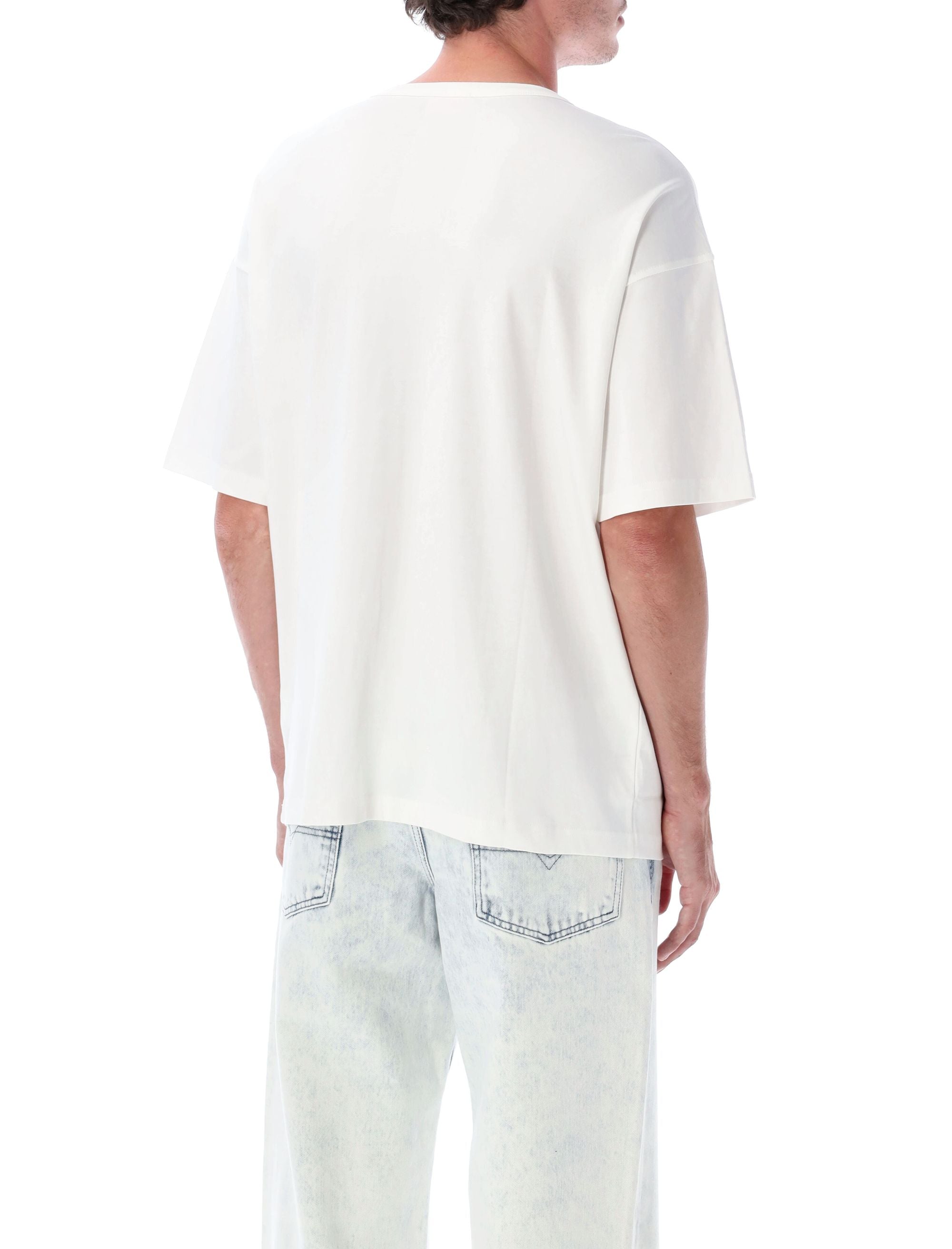 T-Boxt-T6 White Cotton T-shirt