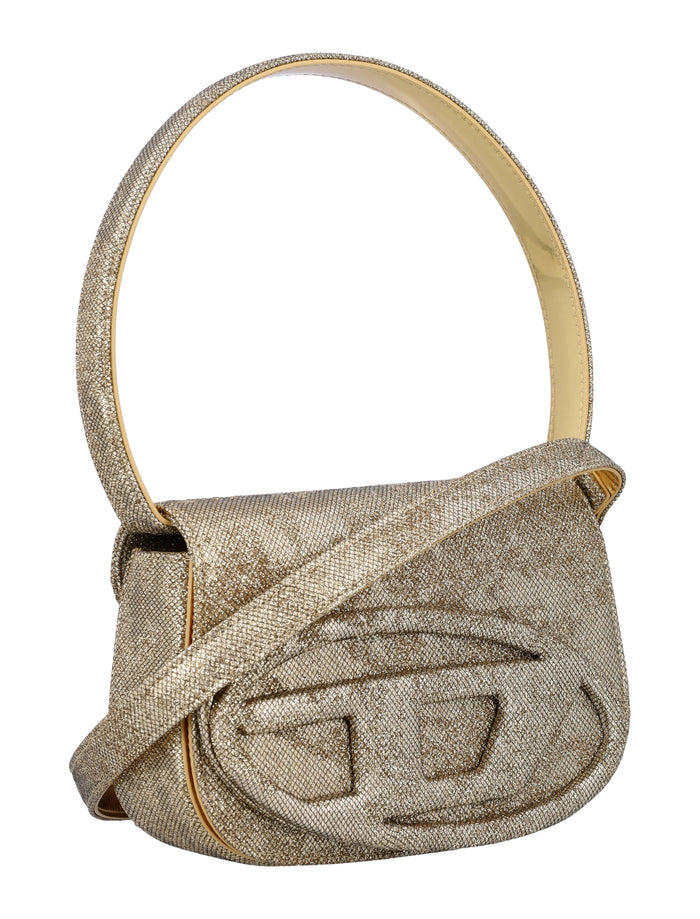 1-dr lurex shoulder bag Gold Polyester