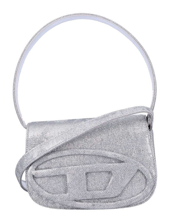 1-dr lurex shoulder bag Silver Polyester