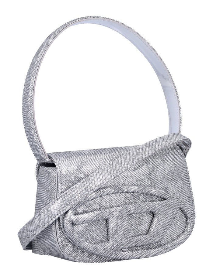 1-dr lurex shoulder bag Silver Polyester