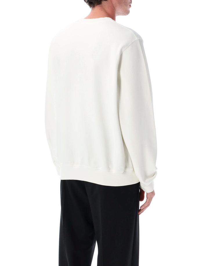 Casa Way Mountain embroidered sweatshirt Off White Organic Cotton