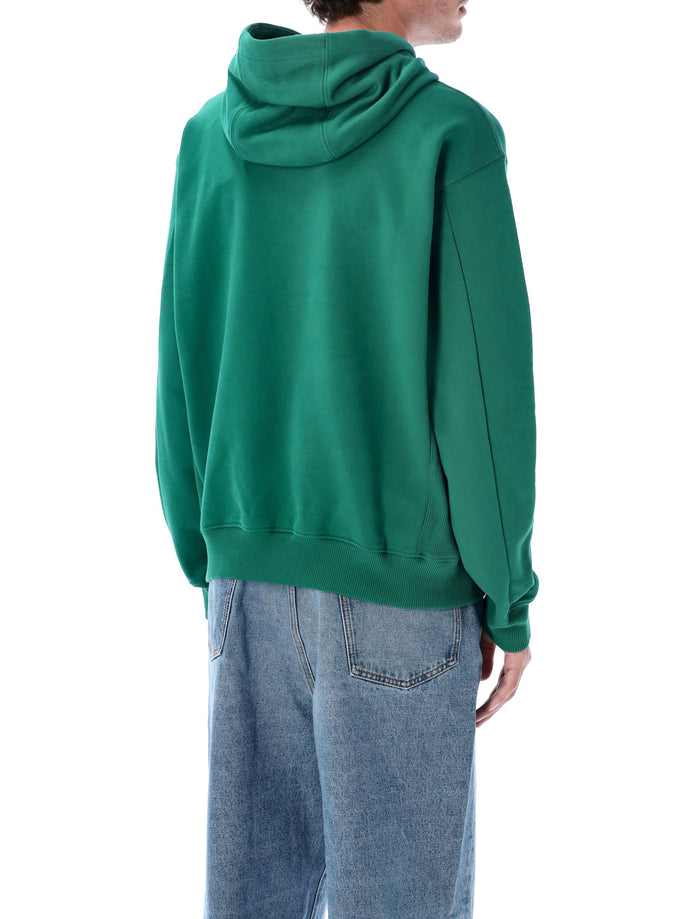Casablanca Montagne printed hoodie Green Organic Cotton Sweatshirt