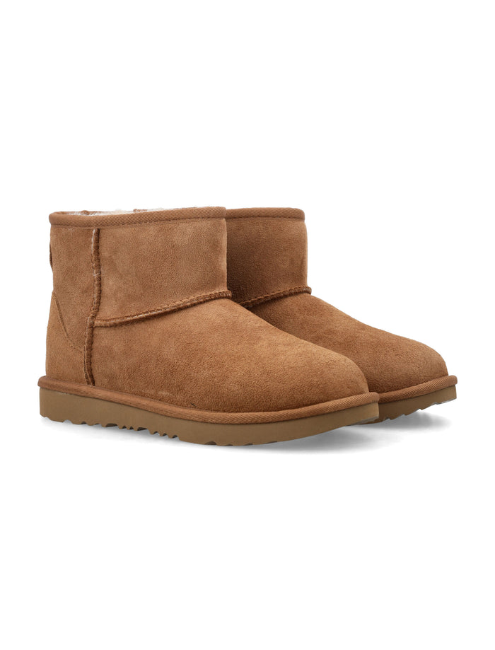 Kid - Classic Mini II boots Chestnut Upper Sheepskin