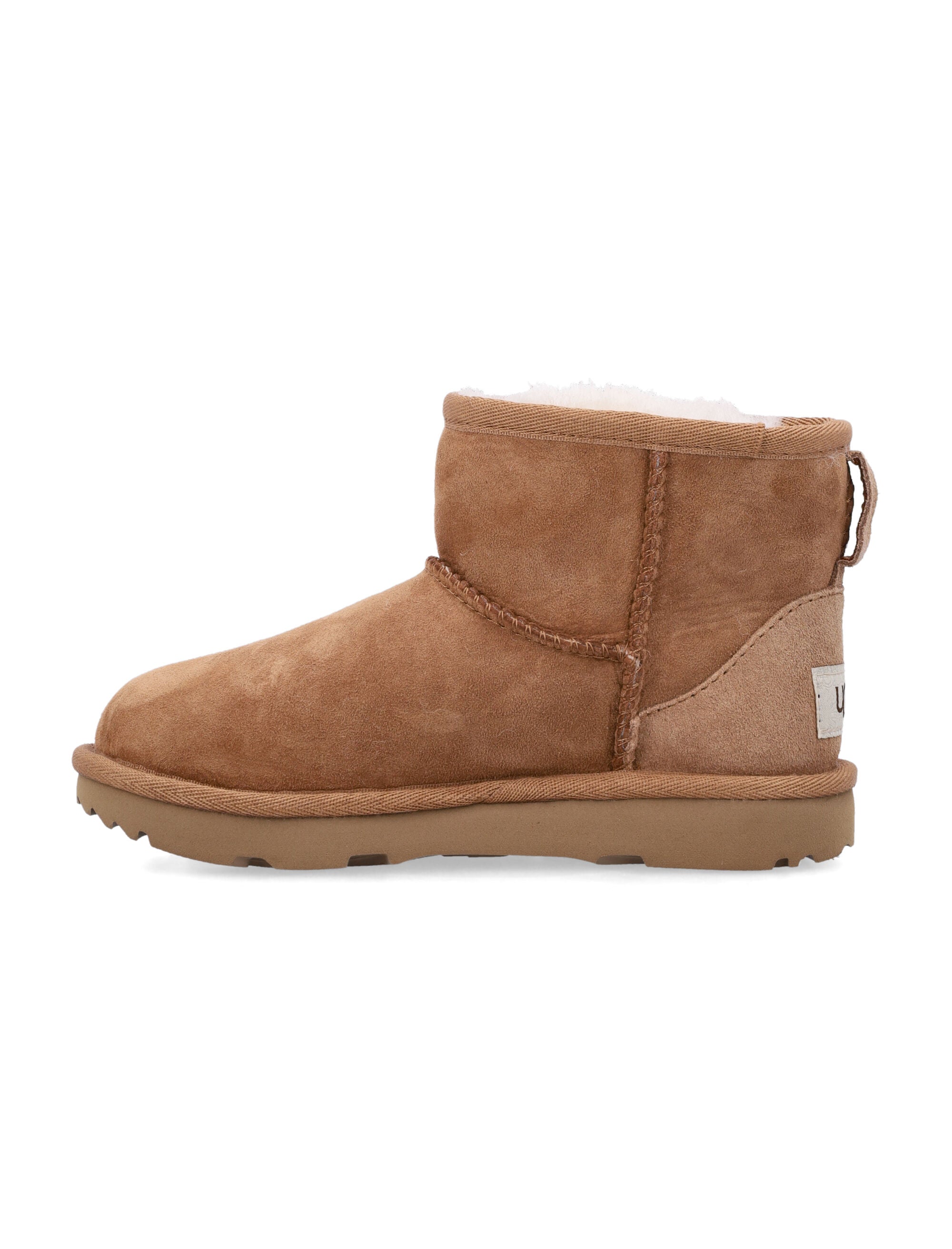 Kid - UGG Classic Mini II Sheepskin Boots Chestnut Upper