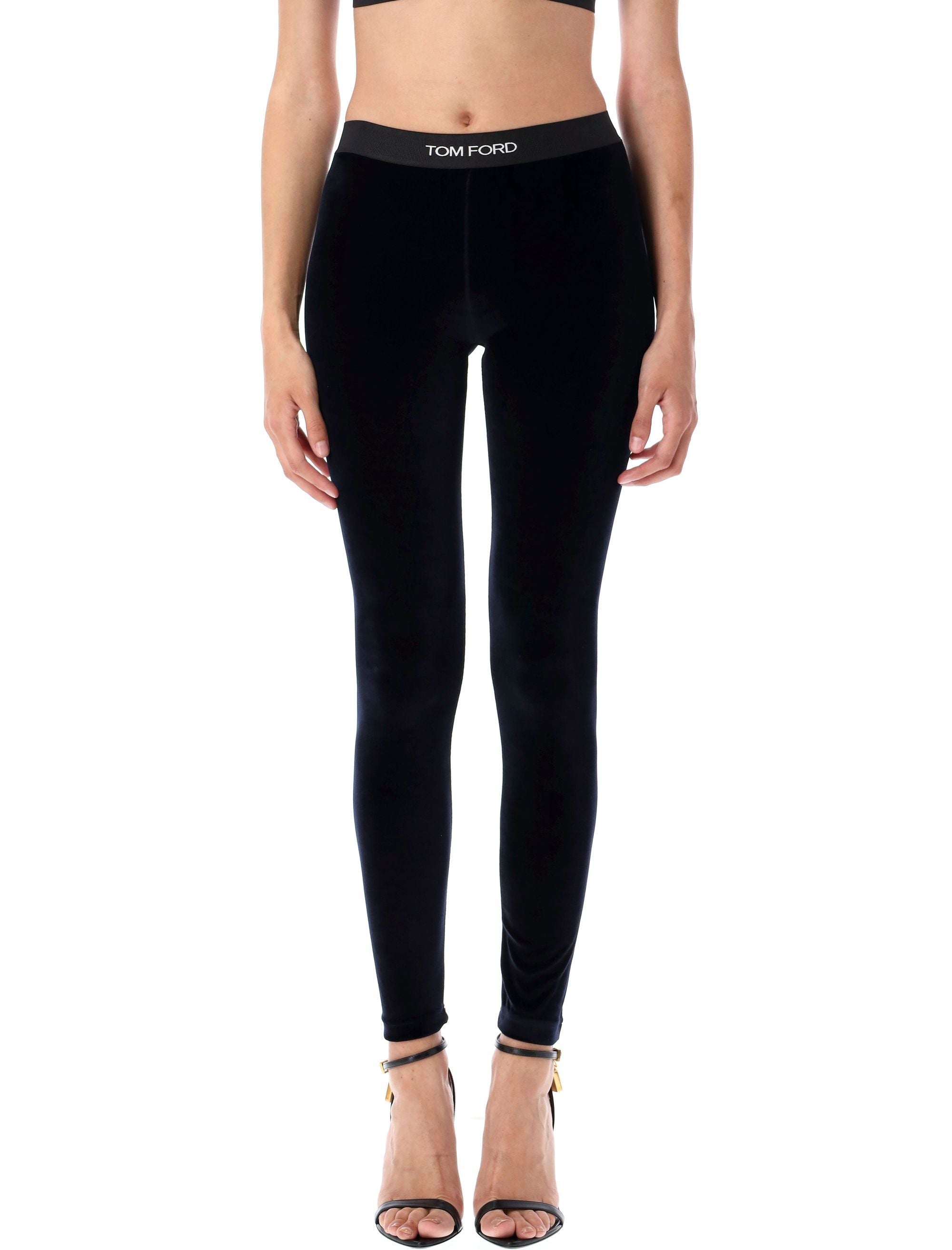 Branded leggings Midnight Blue Triacetate