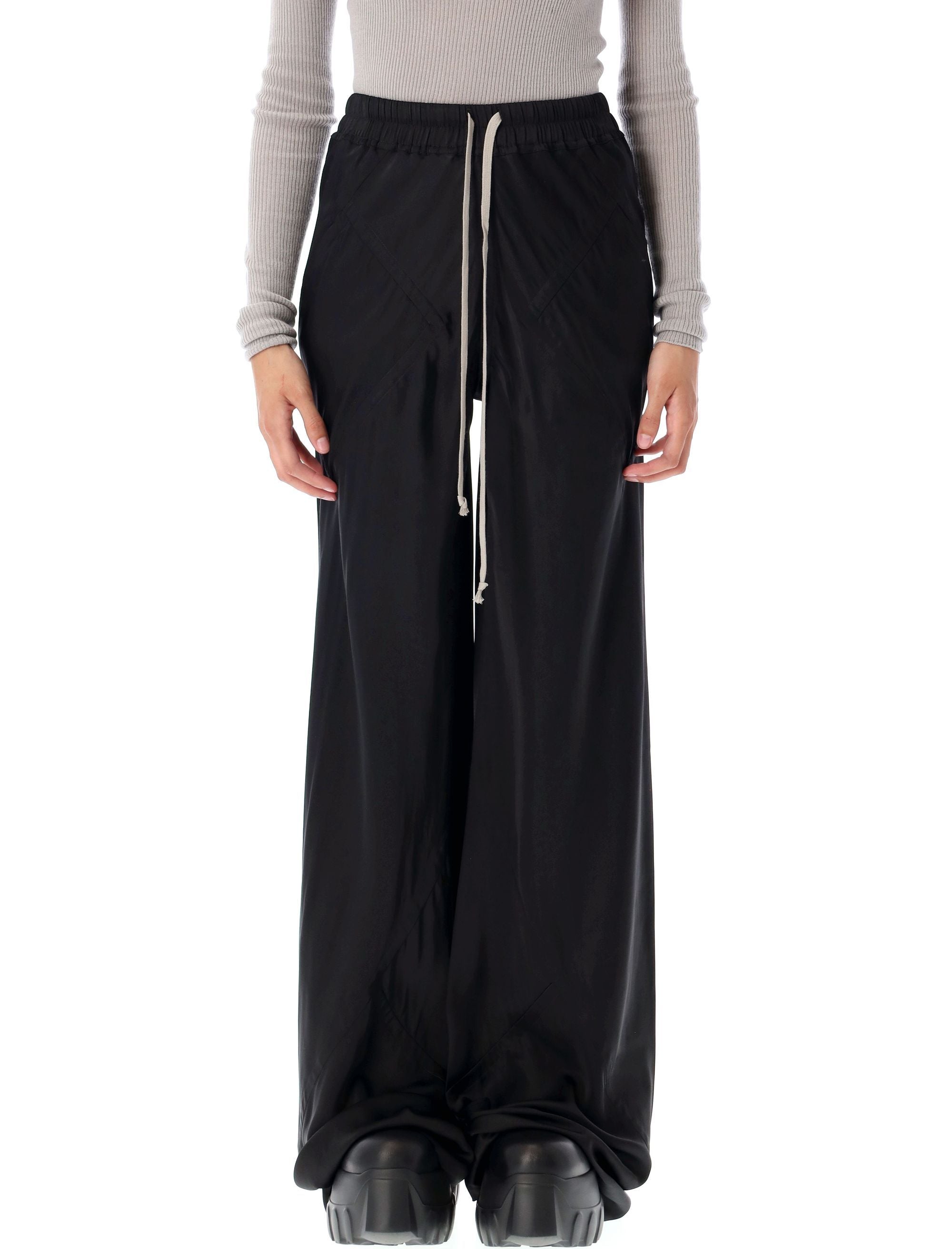 Concordians drawstring Bias Black Acetate Pant
