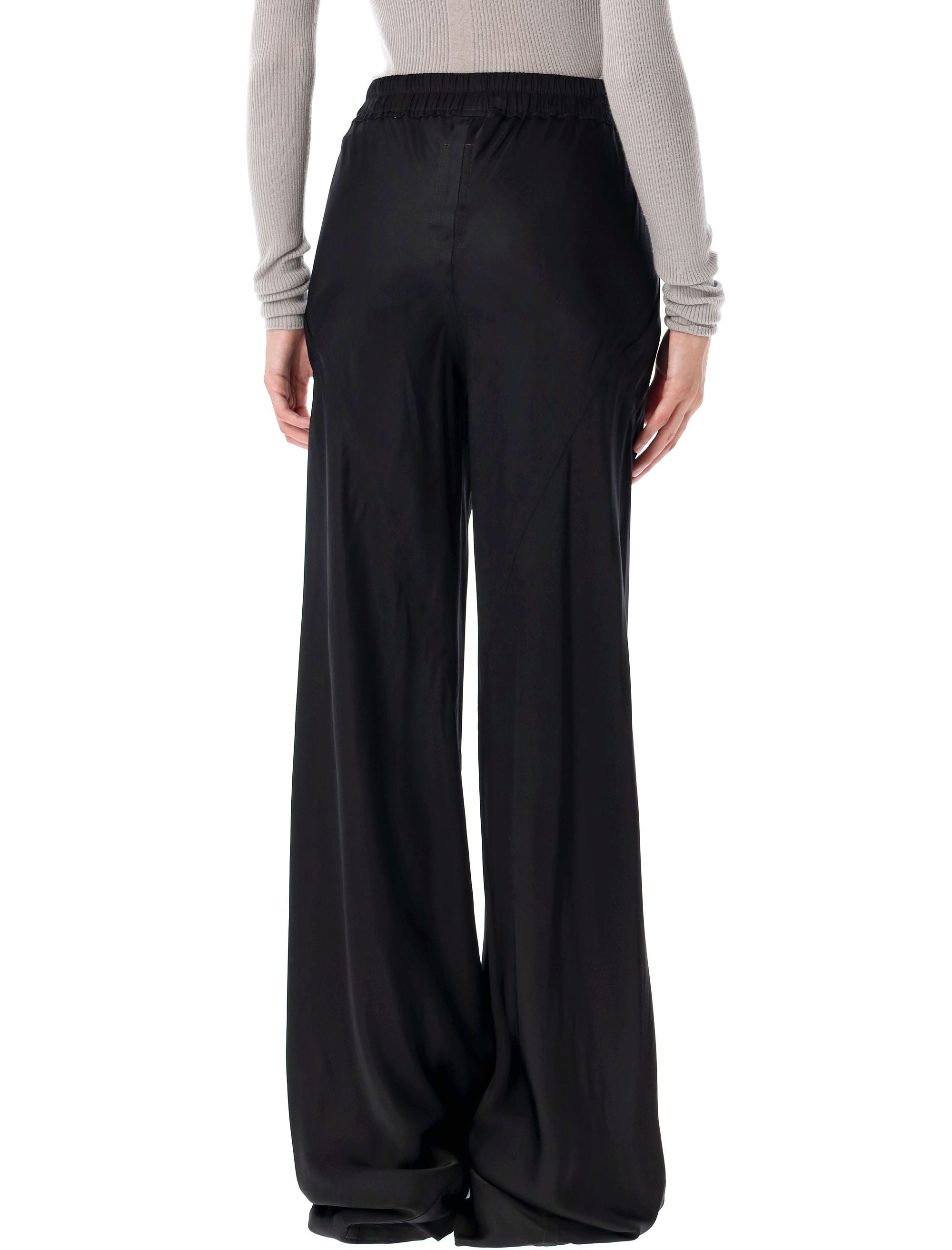 Concordians drawstring Bias Black Acetate Pant